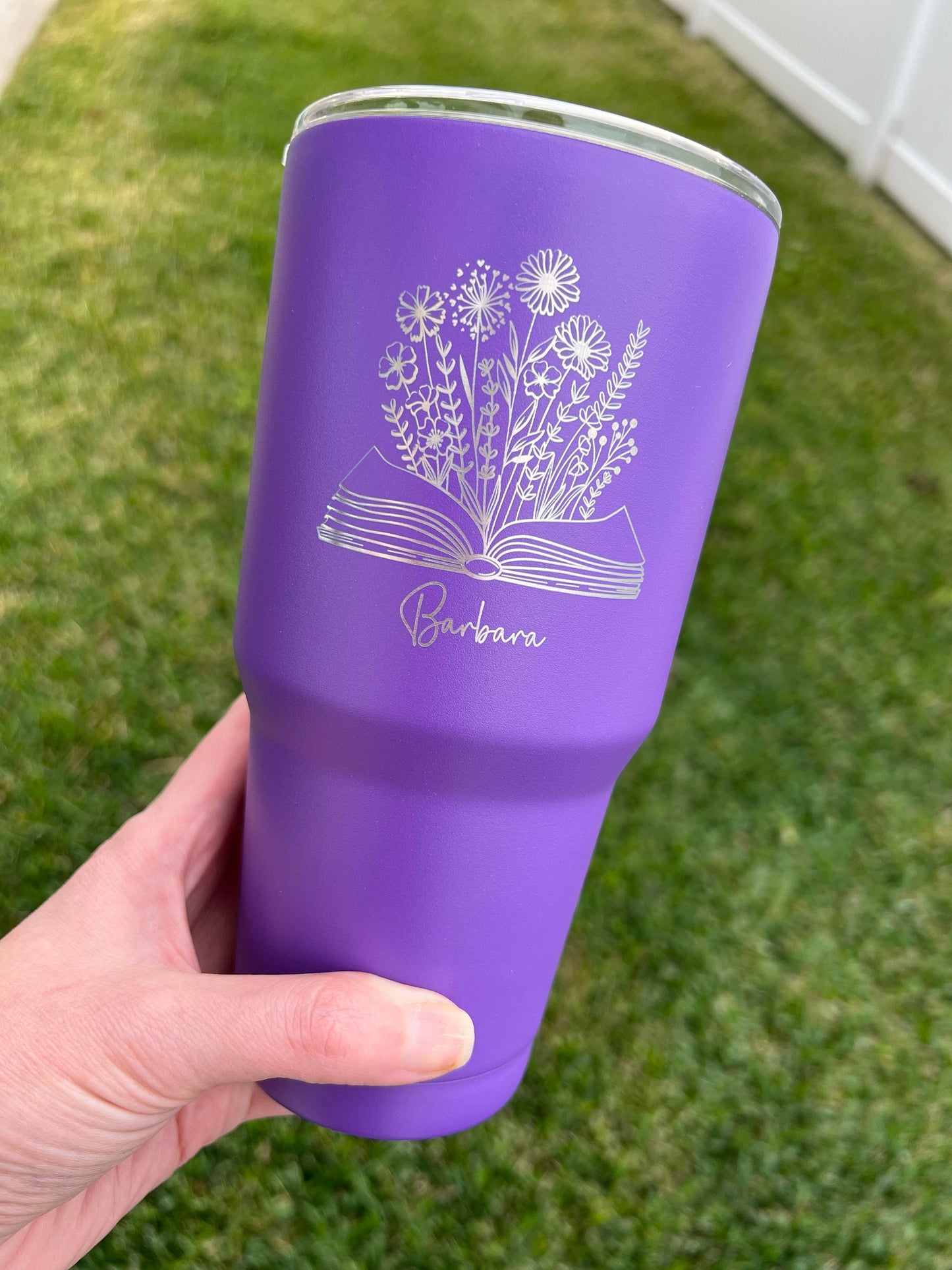 Personalized Book Lover Tumbler, Book Club Gift, Gift for Reader, Bookworm Present, Librarian, 30 oz cup, Bookish, Gift for Her