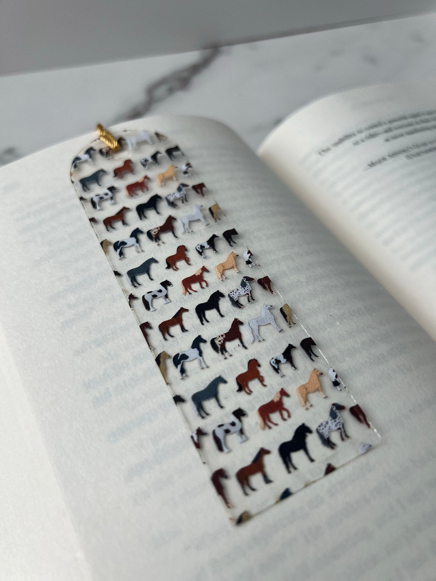 Horse Lover Bookmark, Equestrian gift, Horseback Rider present, Gift for Horse Lover, Book Club