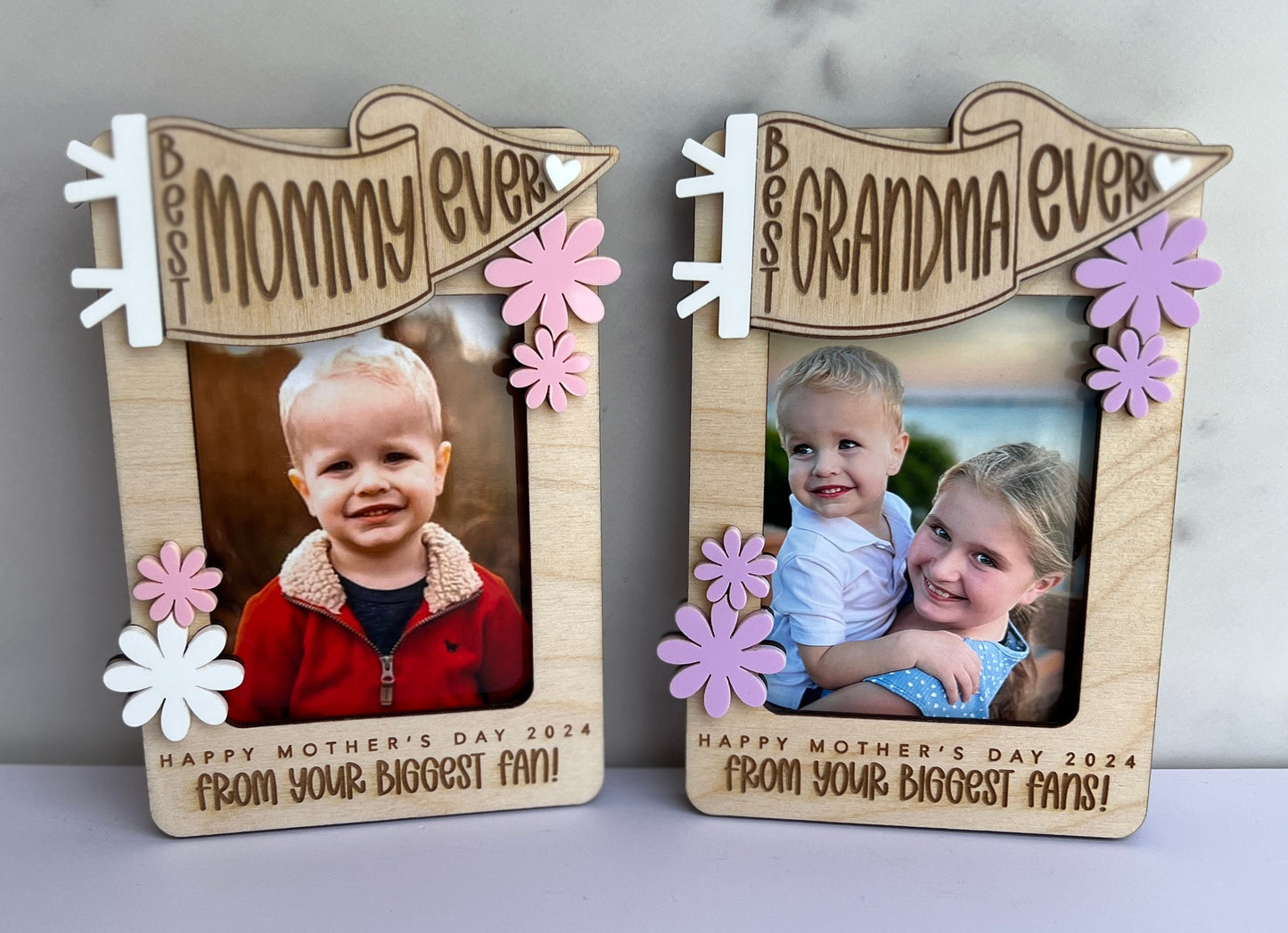 Mother's Day Fridge Magnet Photo Frame, Gift for Mom, Best Ever, Photo Magnet, Mother's Day Present, Gift for Grandma