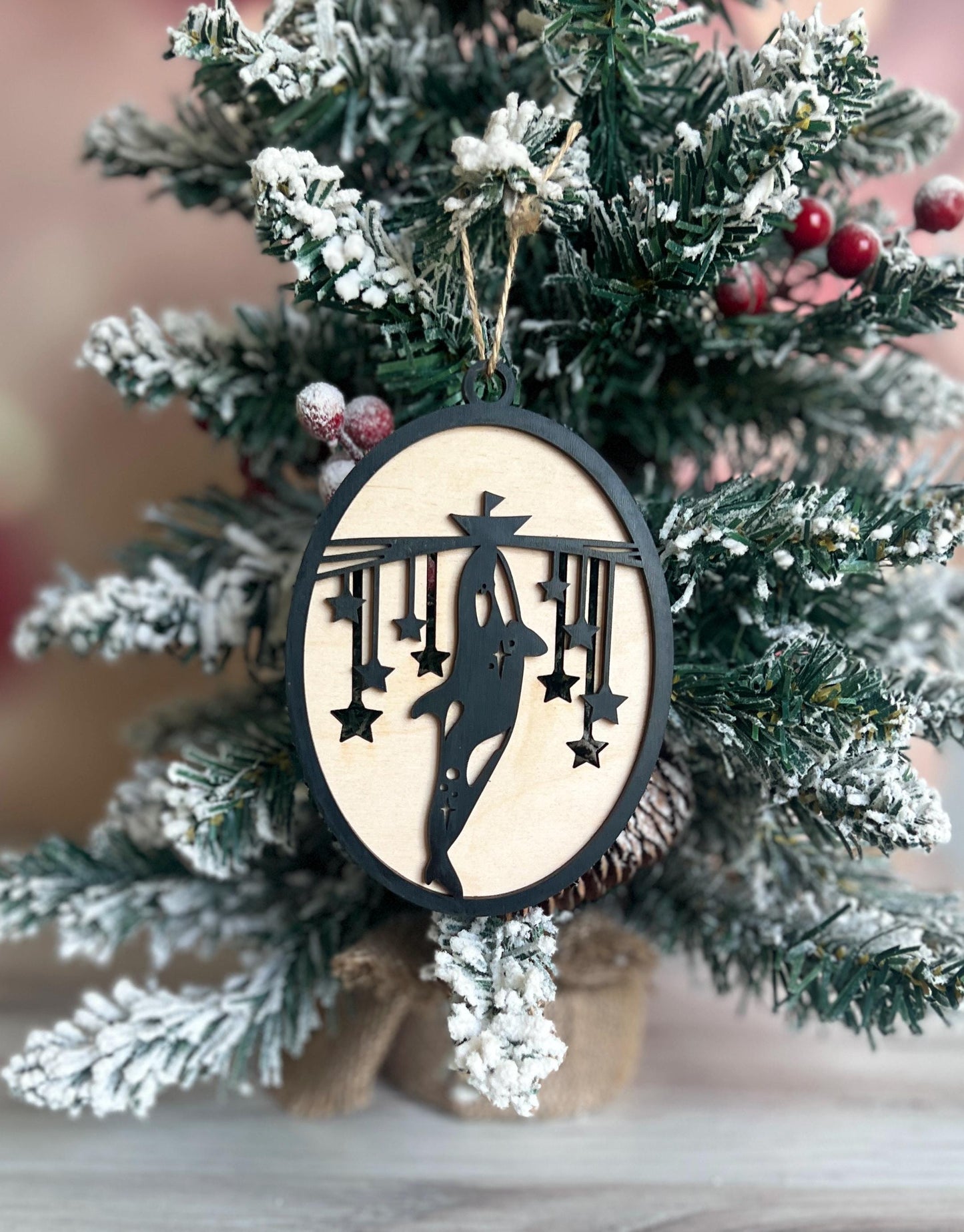 Personalized Orca Killer Whale Christmas Ornament, Custom Ocean Lover Gift, Animal Lover Gift, Gift for Whale Lover, Christmas Keepsake