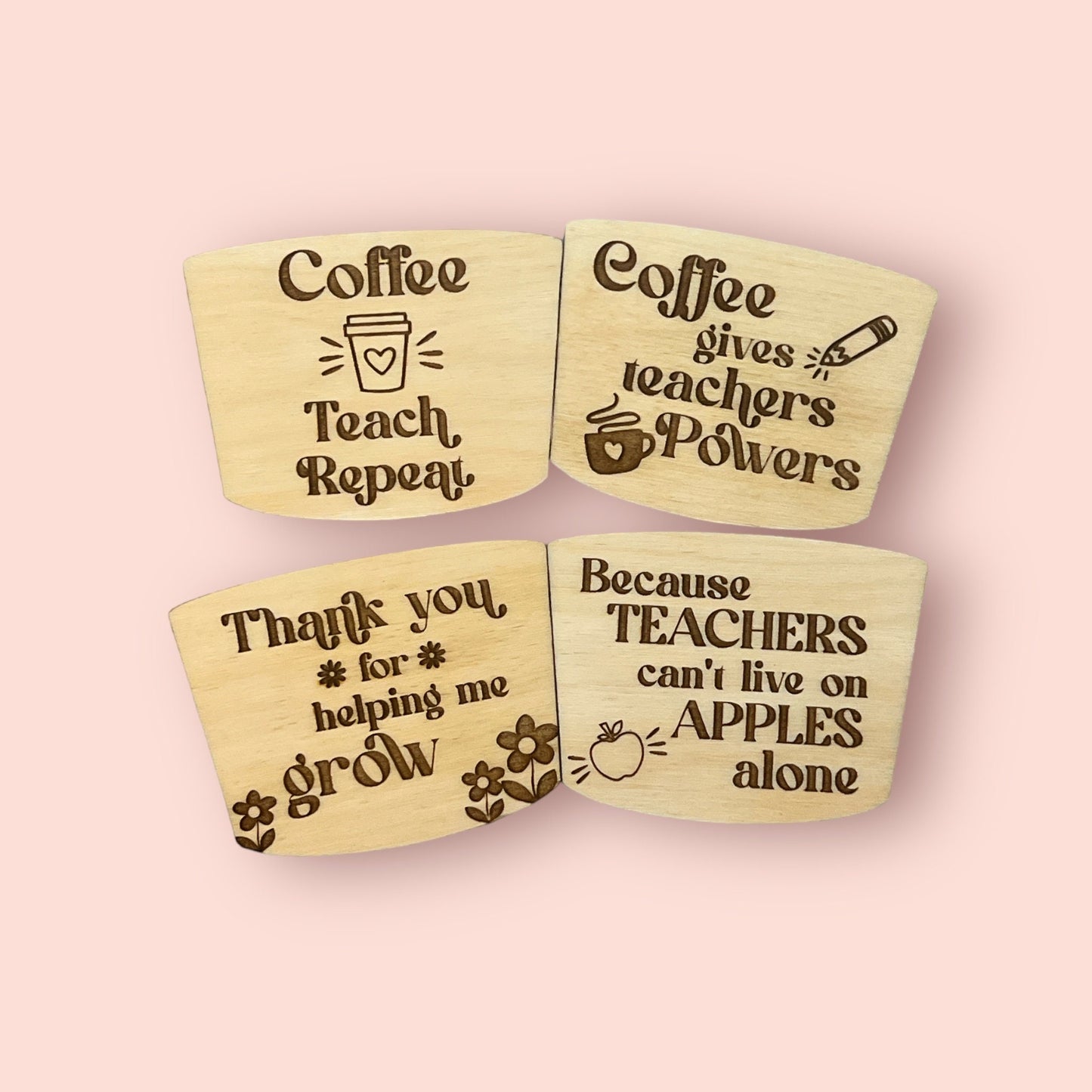 Teacher Gift, Gifts for Teachers, Coffee Gift Card Holder, Back To School present, End of Year,  Preschool, Teacher Appreciation, Thank You