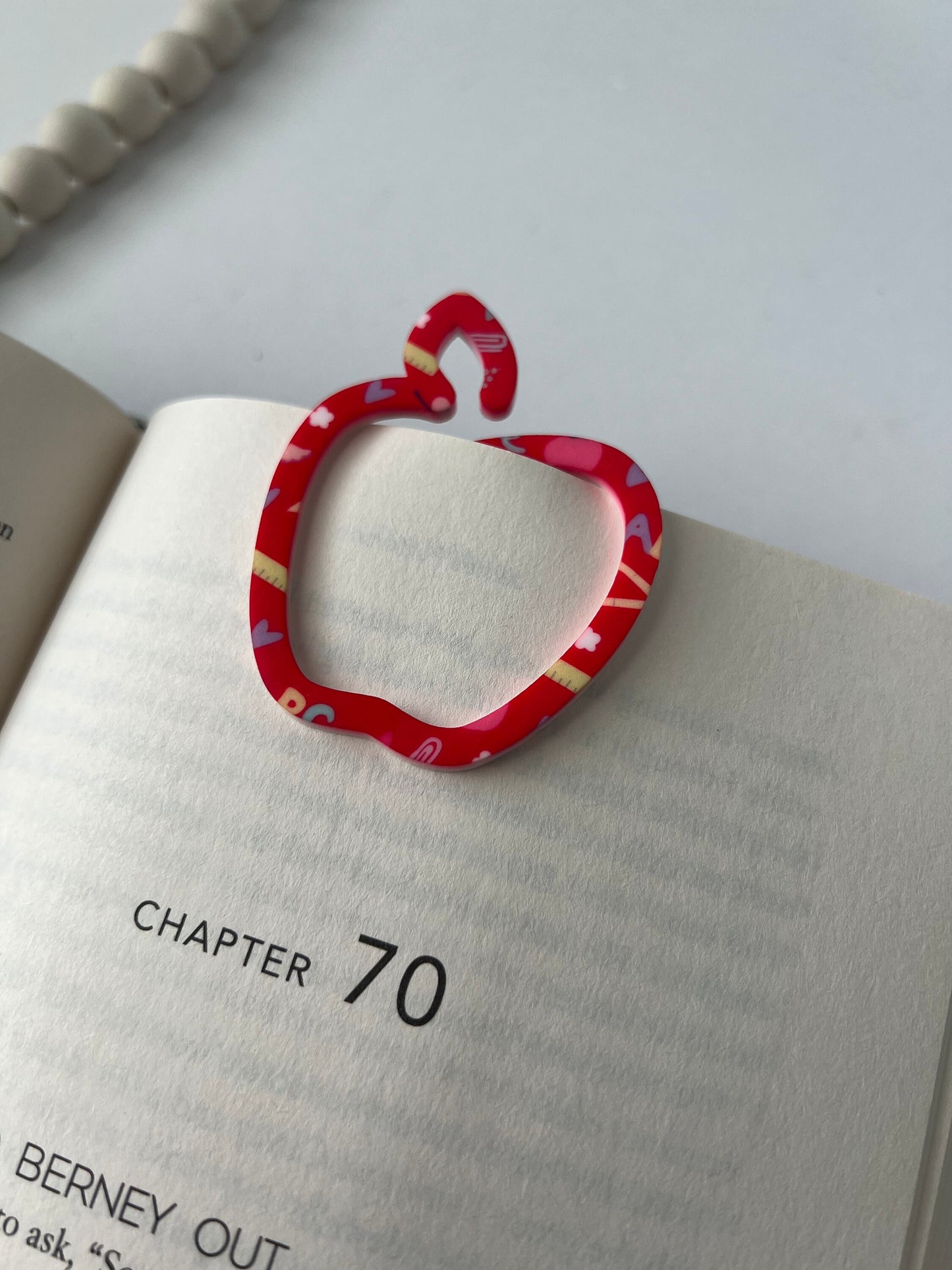 Teacher Bookmark, Teacher Appreciation, Apple bookmark, Teacher Gift Card Holder, Back to School, End of Year Present, Gift for Teacher