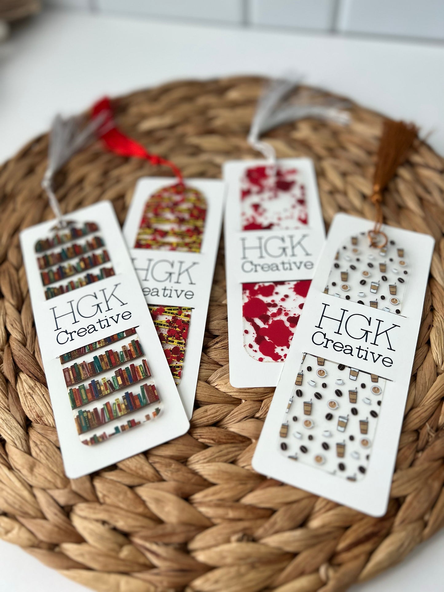 Cute Bookmark, Book Lover Gift, Book Club Christmas present, Unique teacher gift, Handmade