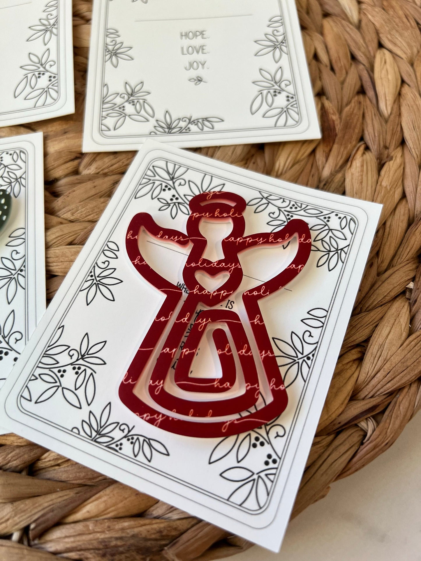 Heavenly Christmas Bookmark for Book Lovers, Stocking Stuffer, Angel Book Mark, Xmas Gift Idea, Bookworm, Reader, Book Club gift