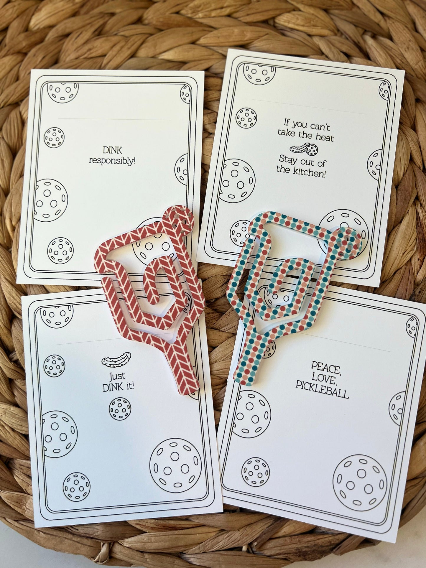Pickleball Bookmark, Pickleball Player Gift, Pickleball Lover Present, Paddle, Stocking Stuffer, Sports, Pickleball Team, Book Lover