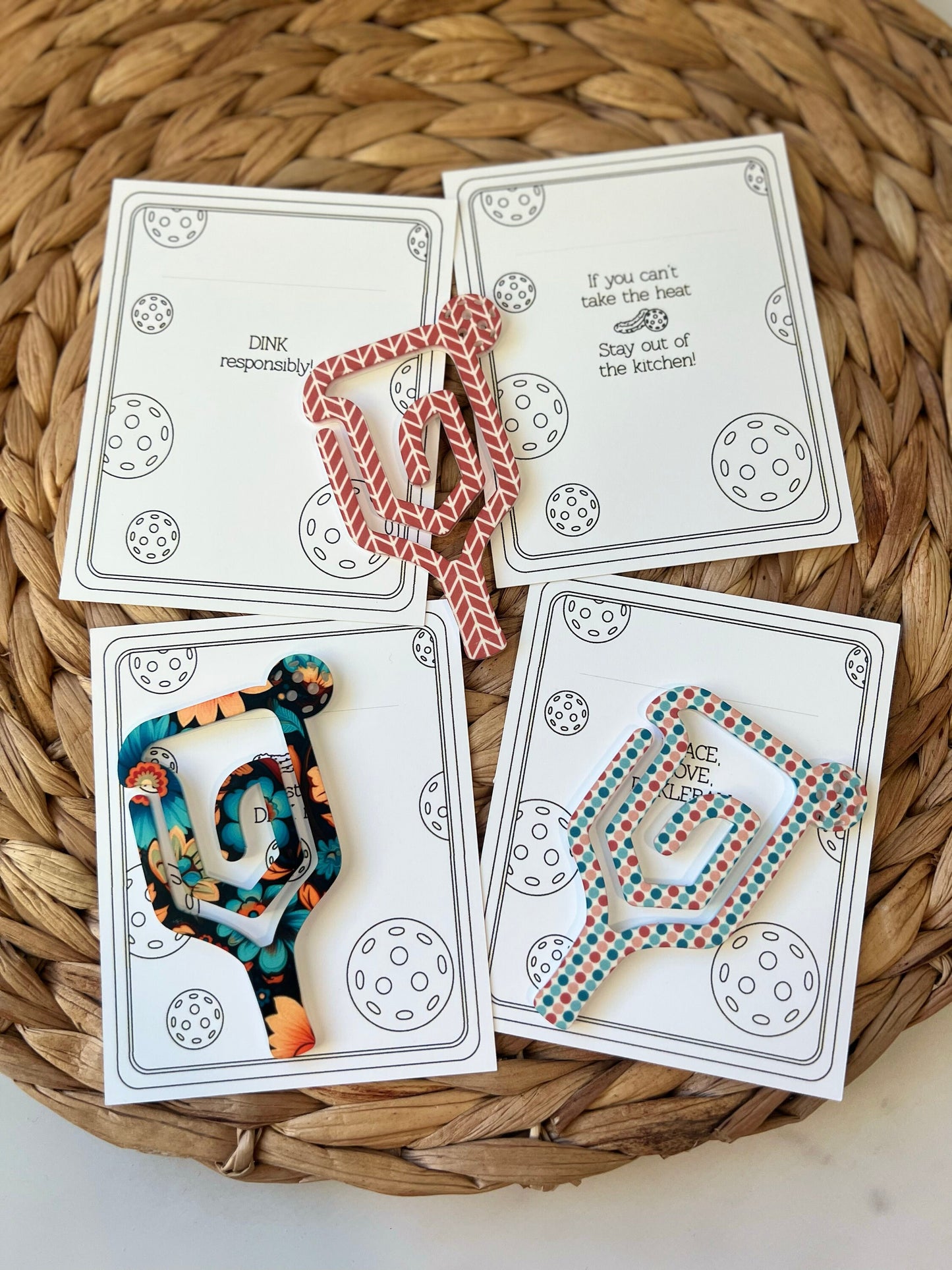Pickleball Bookmark, Pickleball Player Gift, Pickleball Lover Present, Paddle, Stocking Stuffer, Sports, Pickleball Team, Book Lover