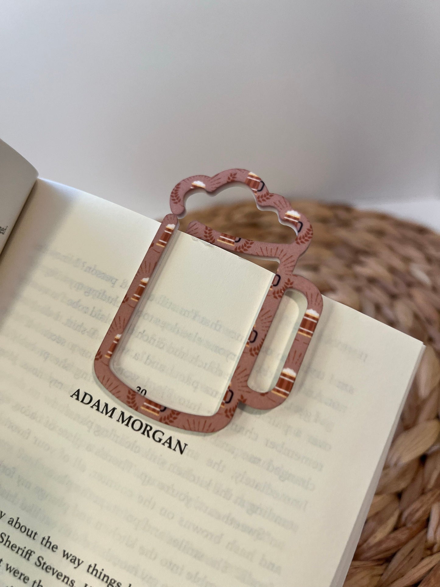 Beer Mug Bookmark, Beer Lover Gift, Gift for Him, Reader, Beer Drinker, Brewery, Fathers Day Present