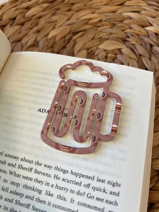 Beer Mug Bookmark, Beer Lover Gift, Gift for Him, Reader, Beer Drinker, Brewery, Fathers Day Present