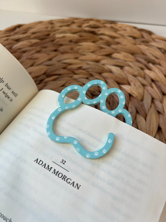 Dog Face Bookmark, Pet Paw Bookmark, Paw Print, Dog Lover Present, Chip Bag Clip, Gift for Pet Lovers, Gift for Her, Rescue dog gift