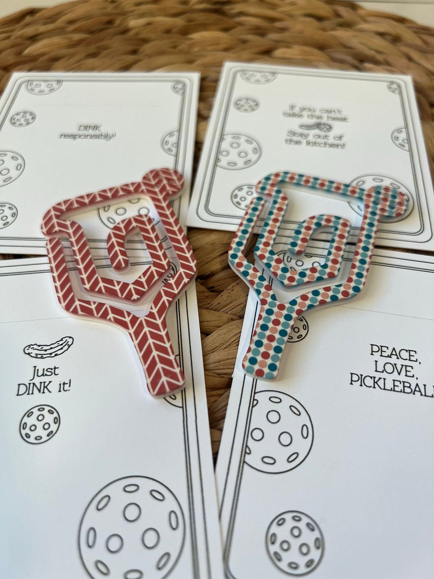 Pickleball Bookmark, Pickleball Player Gift, Pickleball Lover Present, Paddle, Stocking Stuffer, Sports, Pickleball Team, Book Lover