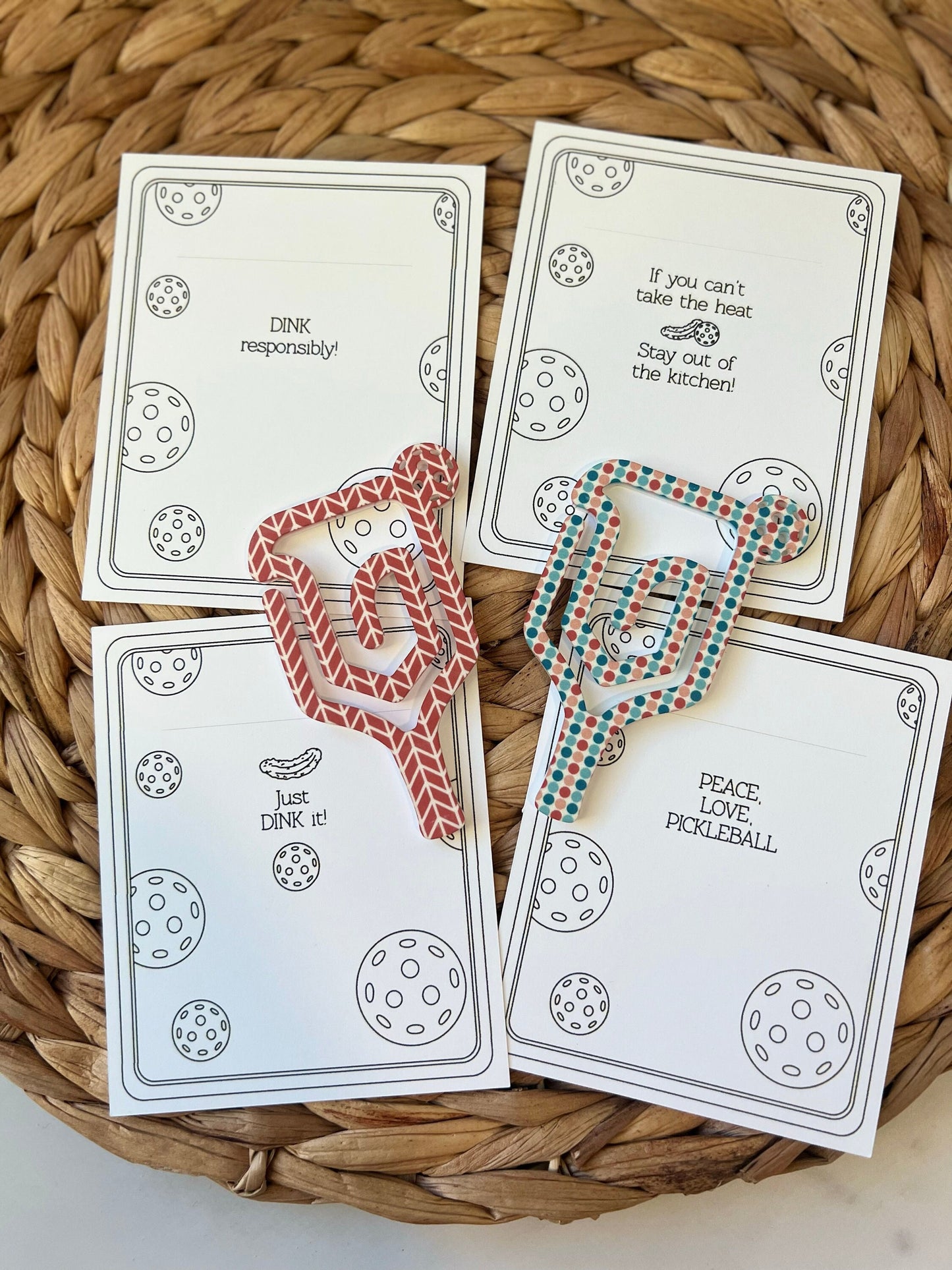 Pickleball Bookmark, Pickleball Player Gift, Pickleball Lover Present, Paddle, Stocking Stuffer, Sports, Pickleball Team, Book Lover