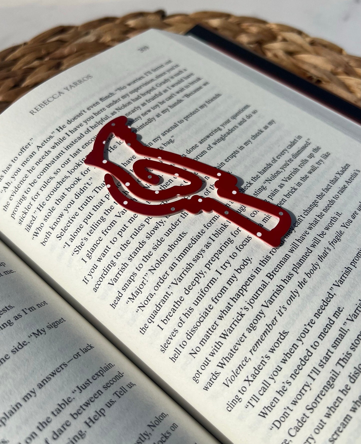 Cardinal Bird Bookmark, Book Lover Gift, Unique Sympathy Present, Gift for Her, Loss of Loved One Gift