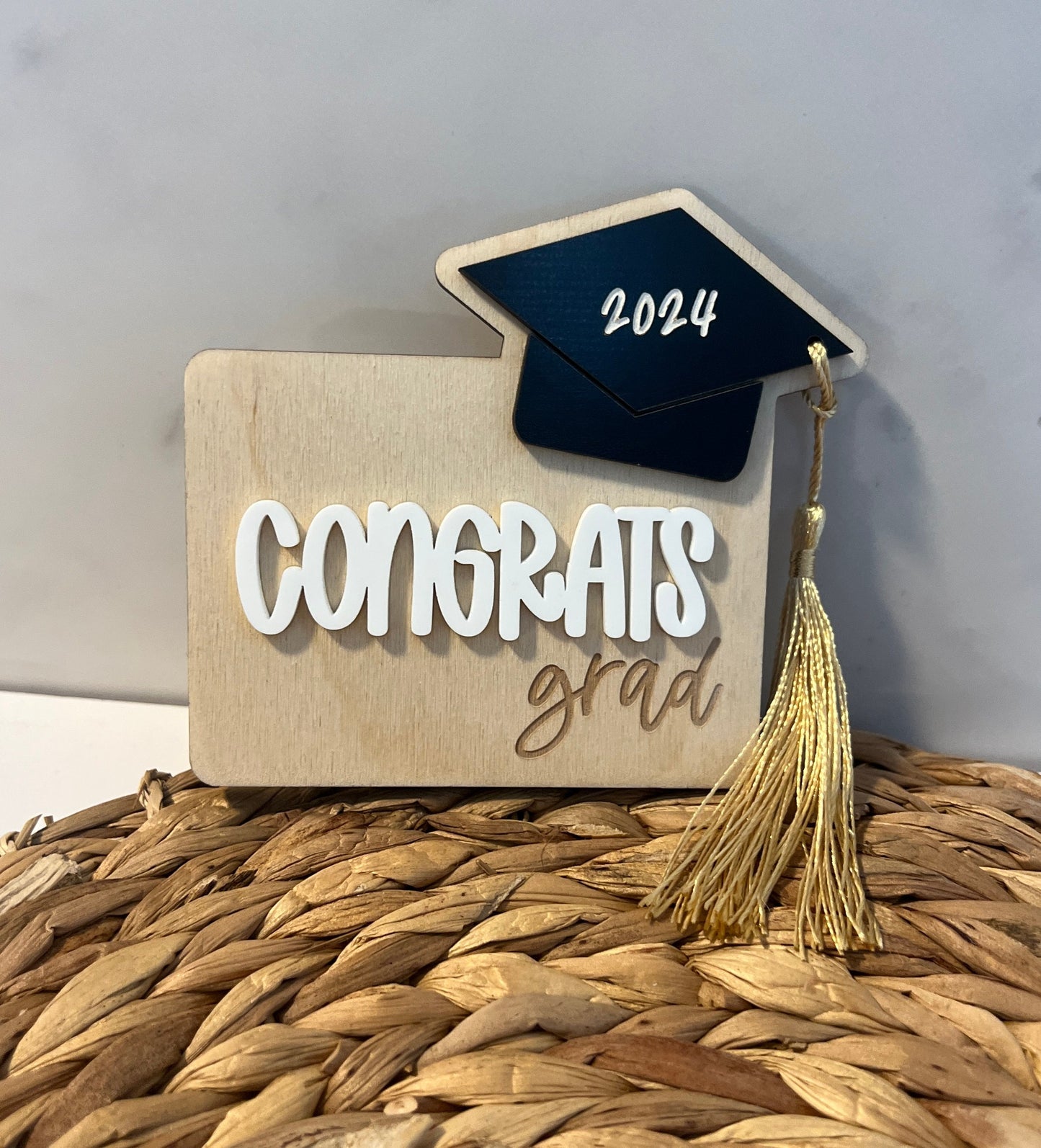 Personalized Graduation Gift Card Holder, Grad 2024 Gift, Present for Graduate, Gift for Him, Gift for Her, Gift for High School Senior