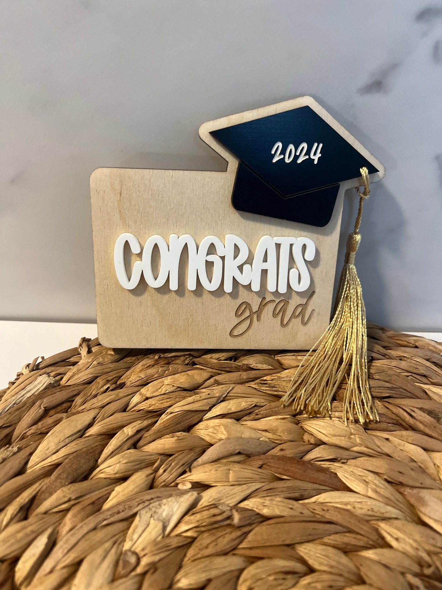 Personalized Graduation Gift Card Holder, Grad 2024 Gift, Present for Graduate, Gift for Him, Gift for Her, Gift for High School Senior