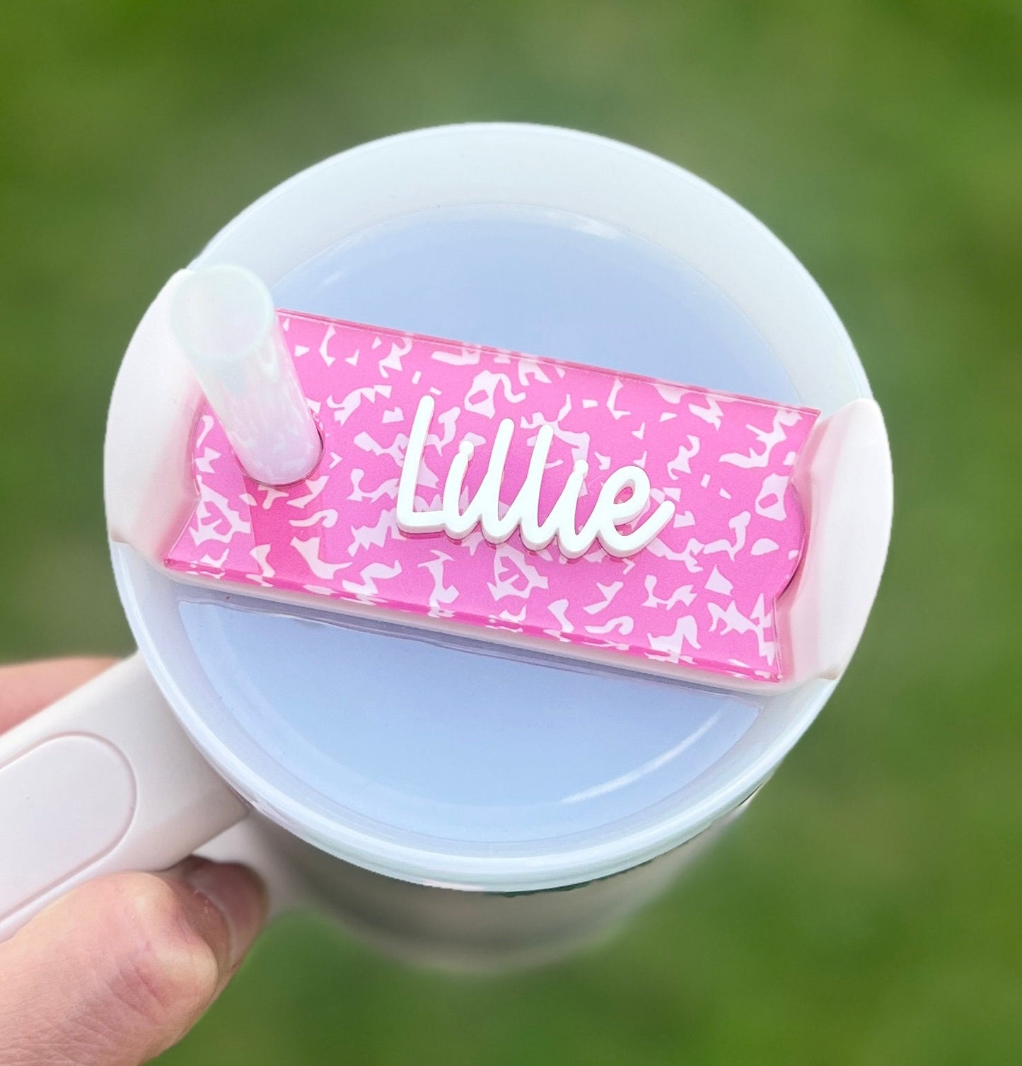 Personalized Teacher Tumbler Name Plate, Custom Topper, Composition Book 20/30oz 40oz, Daycare Assistant Gift, Teacher Appreciation Present