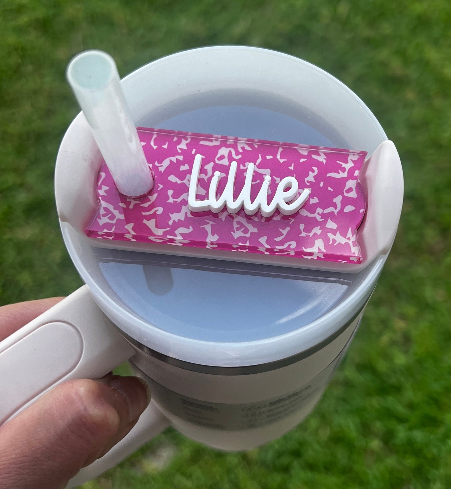Personalized Teacher Tumbler Name Plate, Custom Topper, Composition Book 20/30oz 40oz, Daycare Assistant Gift, Teacher Appreciation Present