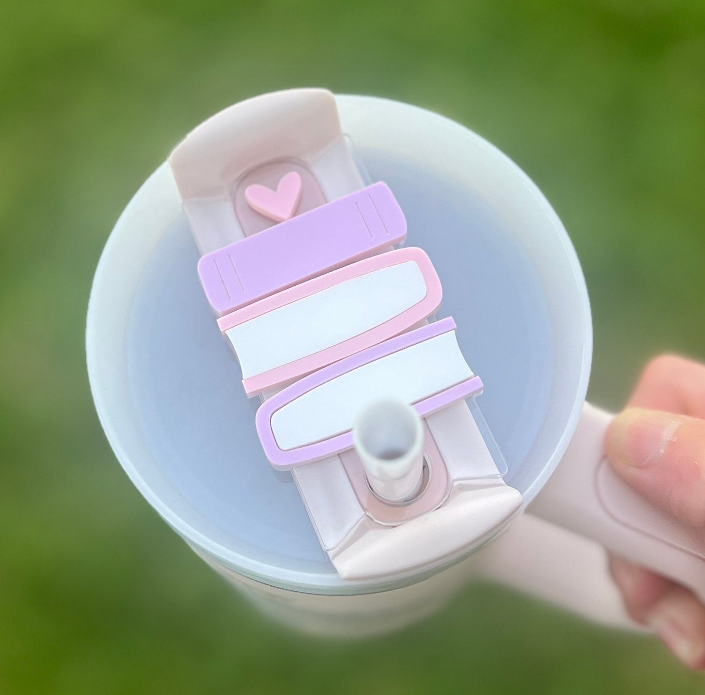 Book Lover Tumbler Topper, Reader Gift, 20/30oz 40oz Cup, Book Club Present, Bookish, Pink Purple, Gift for Bookworm, Cute Booktok Merch