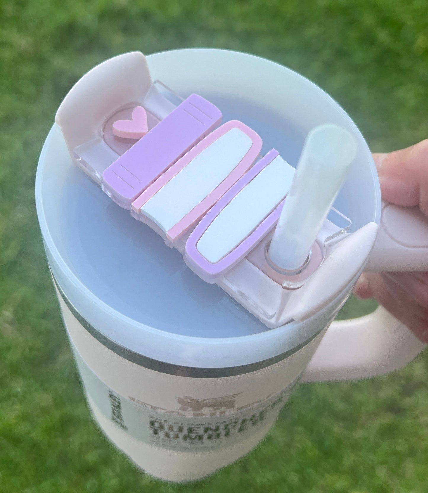 Book Lover Tumbler Topper, Reader Gift, 20/30oz 40oz Cup, Book Club Present, Bookish, Pink Purple, Gift for Bookworm, Cute Booktok Merch