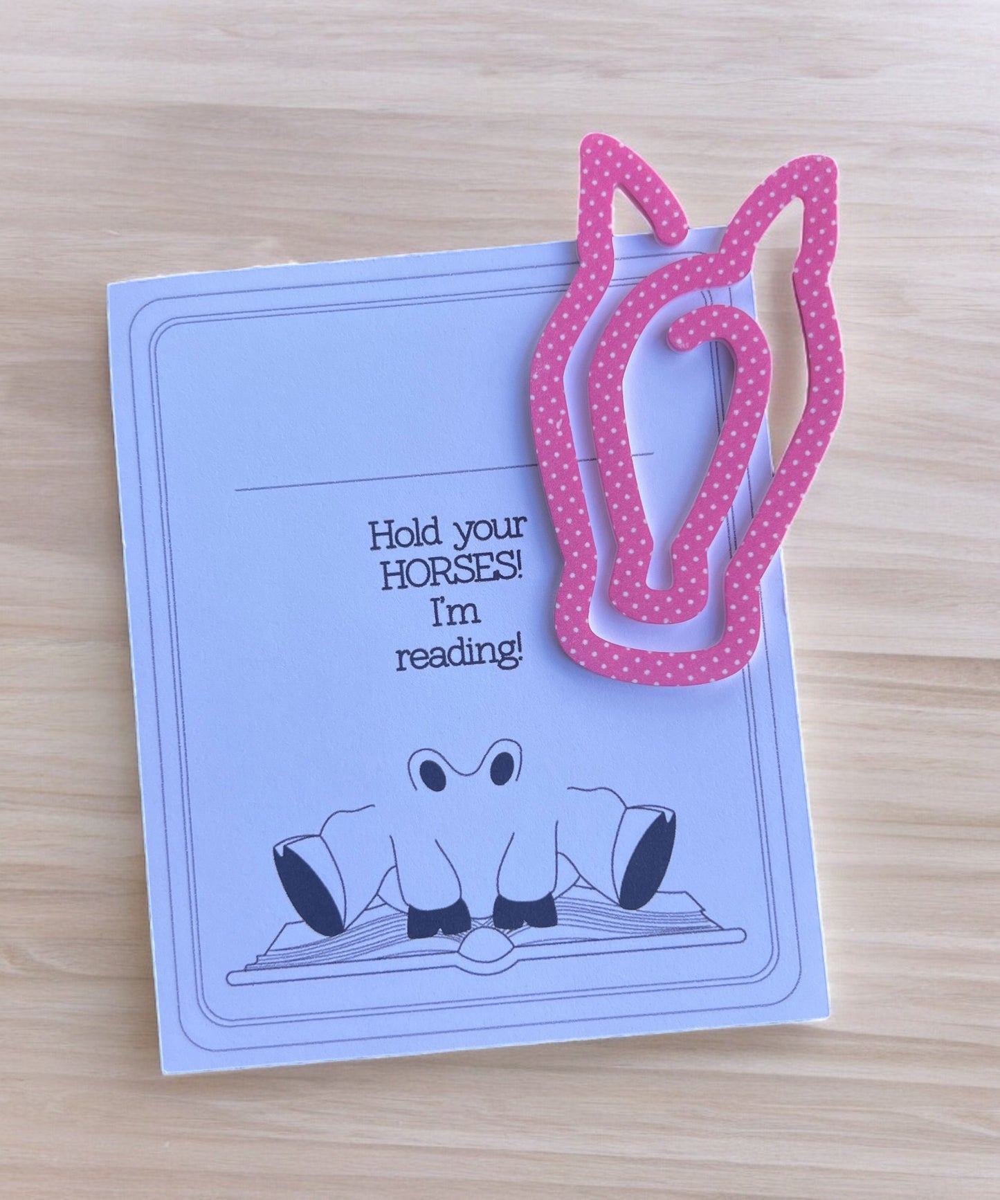 Horse Bookmark, Equestrian Horseback Rider Present, Gift for Horse Lover, Reader, Book Lover, Bookworm, Booktok merch, Bookish