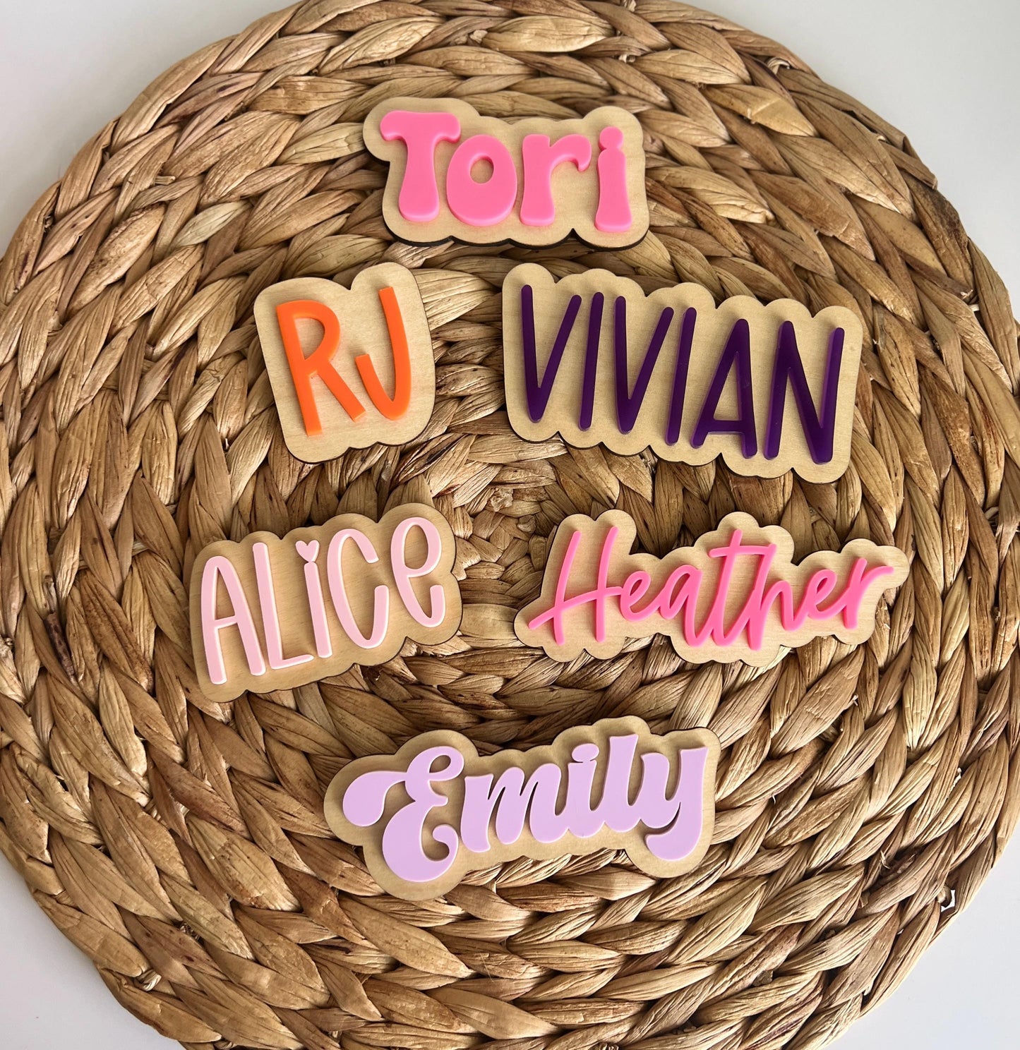 Personalized Name Refrigerator Magnet for Kid Toddler, Custom Fridge Magnet for Child's Artwork, Locker Magnet, Stocking stuffer
