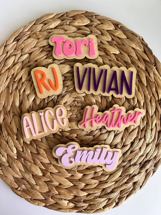 Personalized Name Refrigerator Magnet for Kid Toddler, Custom Fridge Magnet for Child's Artwork, Locker Magnet, Stocking stuffer