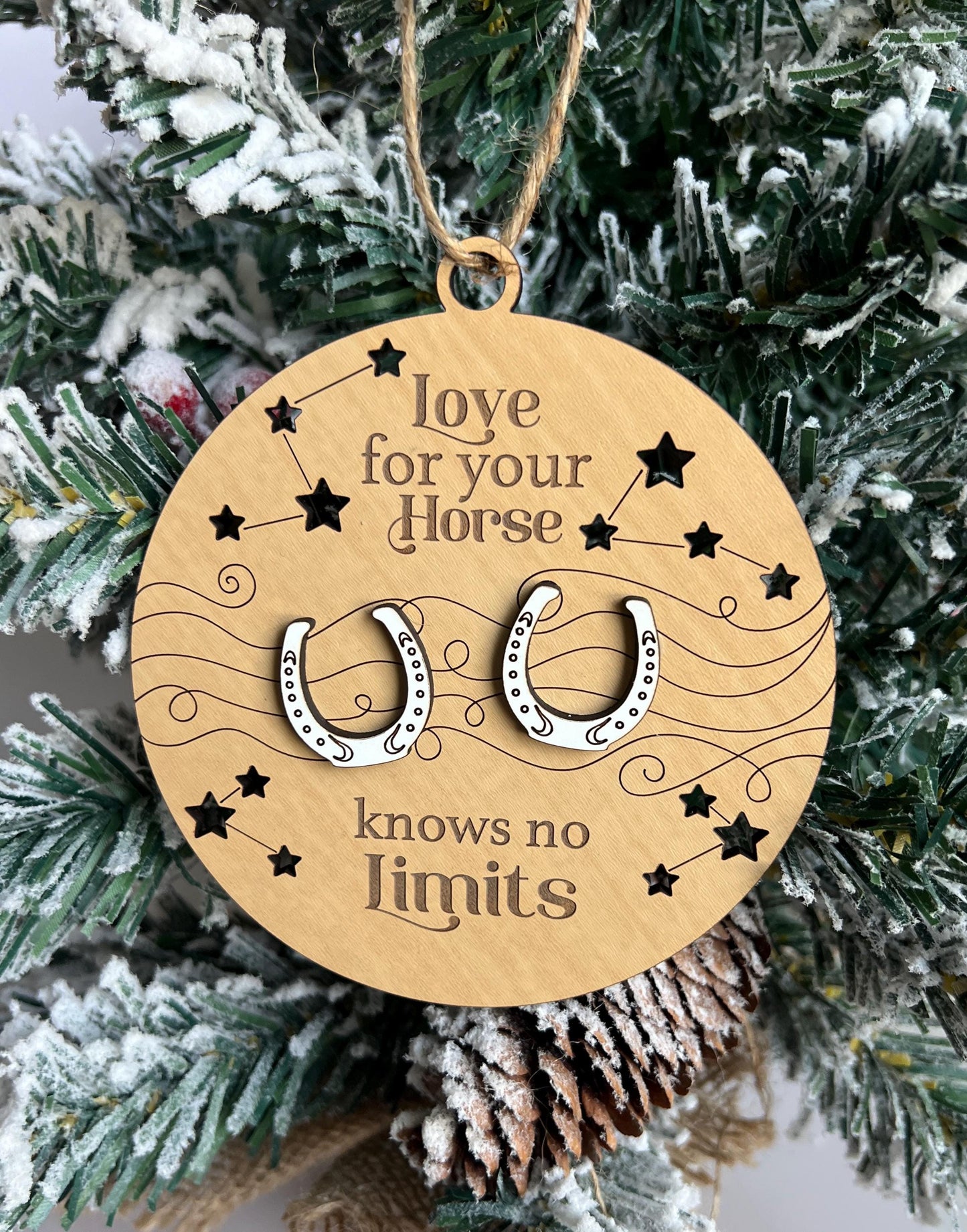 Horse Ornament, Equestrian gift, Horseback Riding Present, Christmas Gift, Horseback Rider present, Gift for horse lover