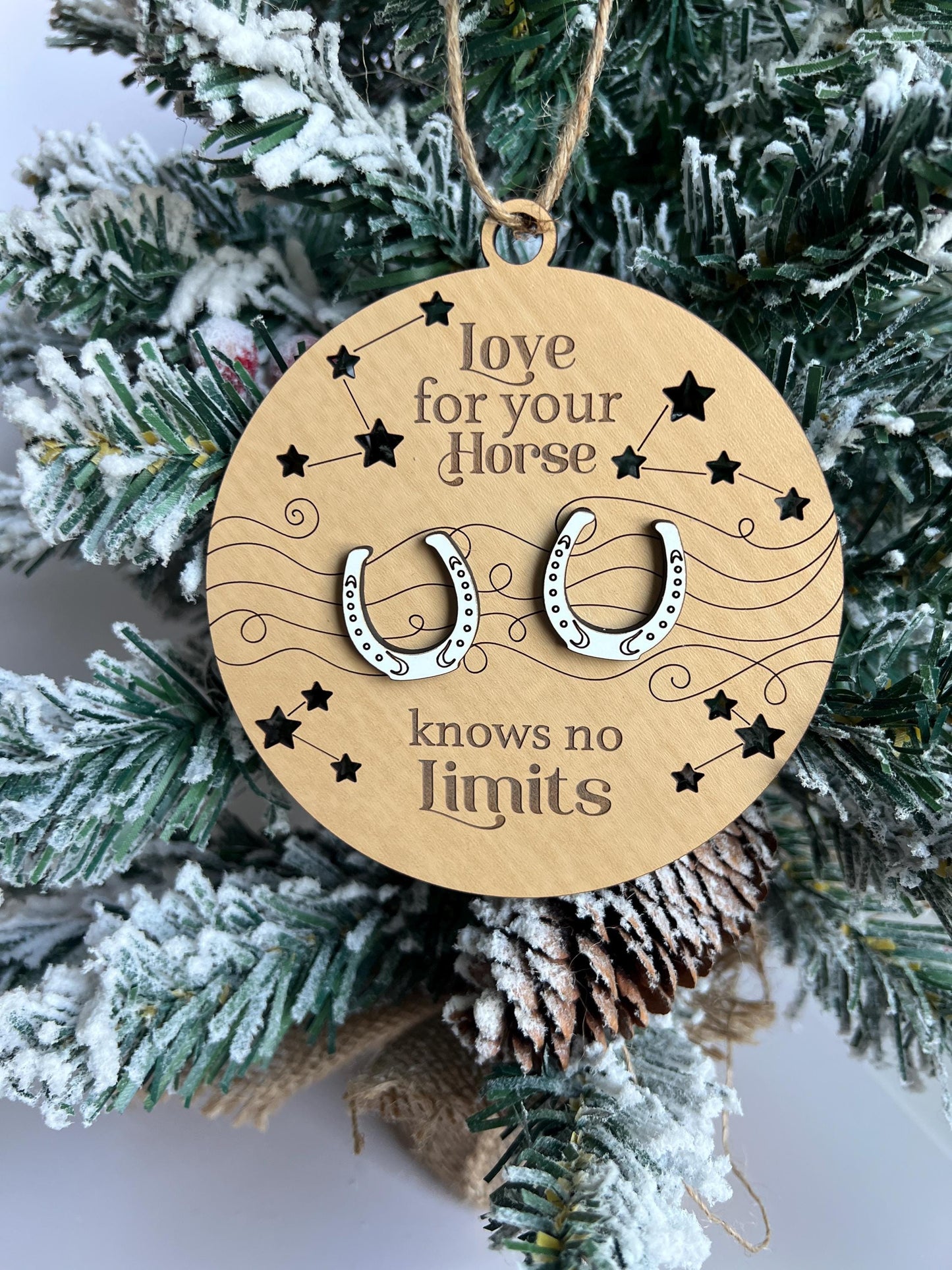 Horse Ornament, Equestrian gift, Horseback Riding Present, Christmas Gift, Horseback Rider present, Gift for horse lover