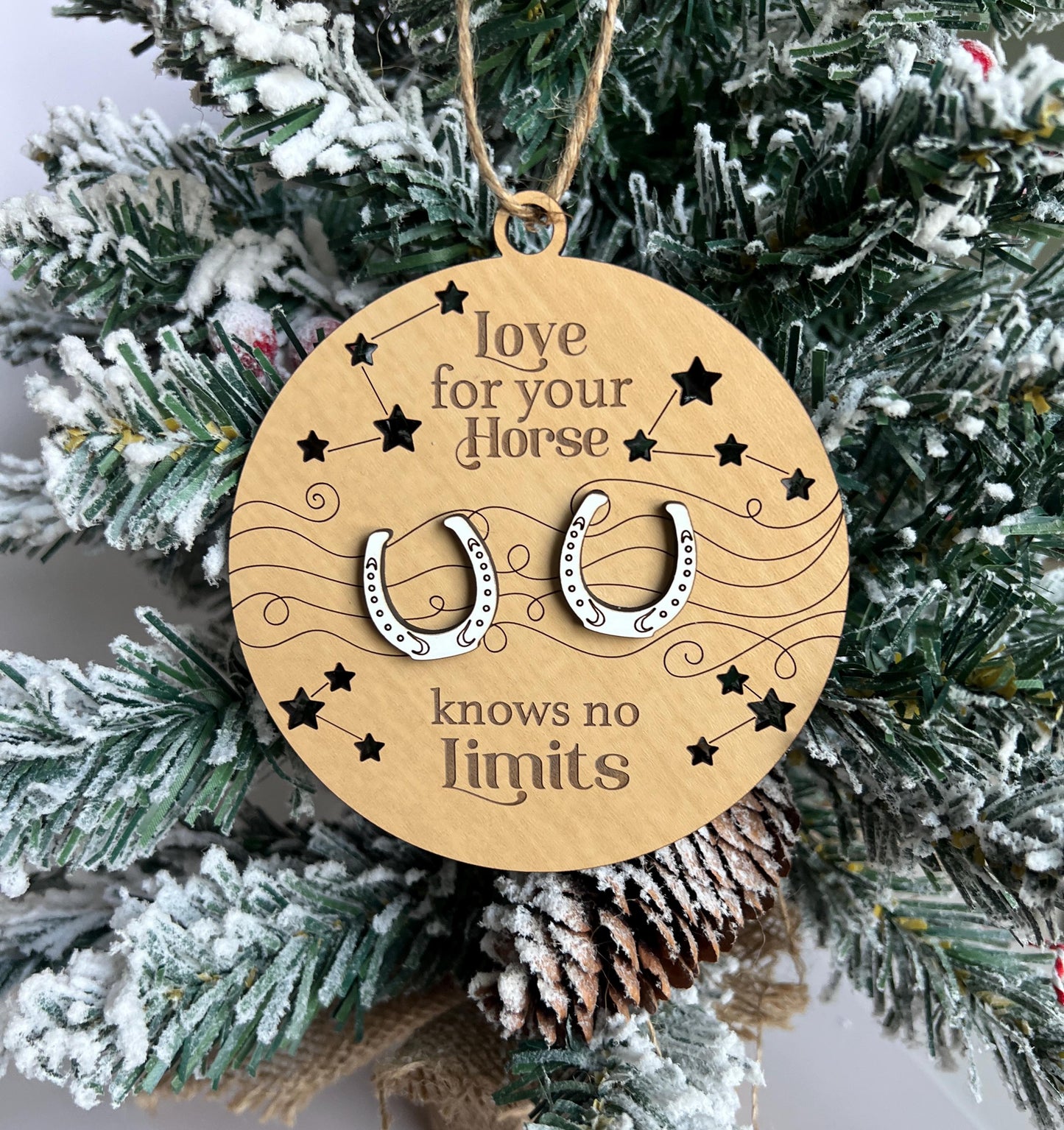 Horse Ornament, Equestrian gift, Horseback Riding Present, Christmas Gift, Horseback Rider present, Gift for horse lover