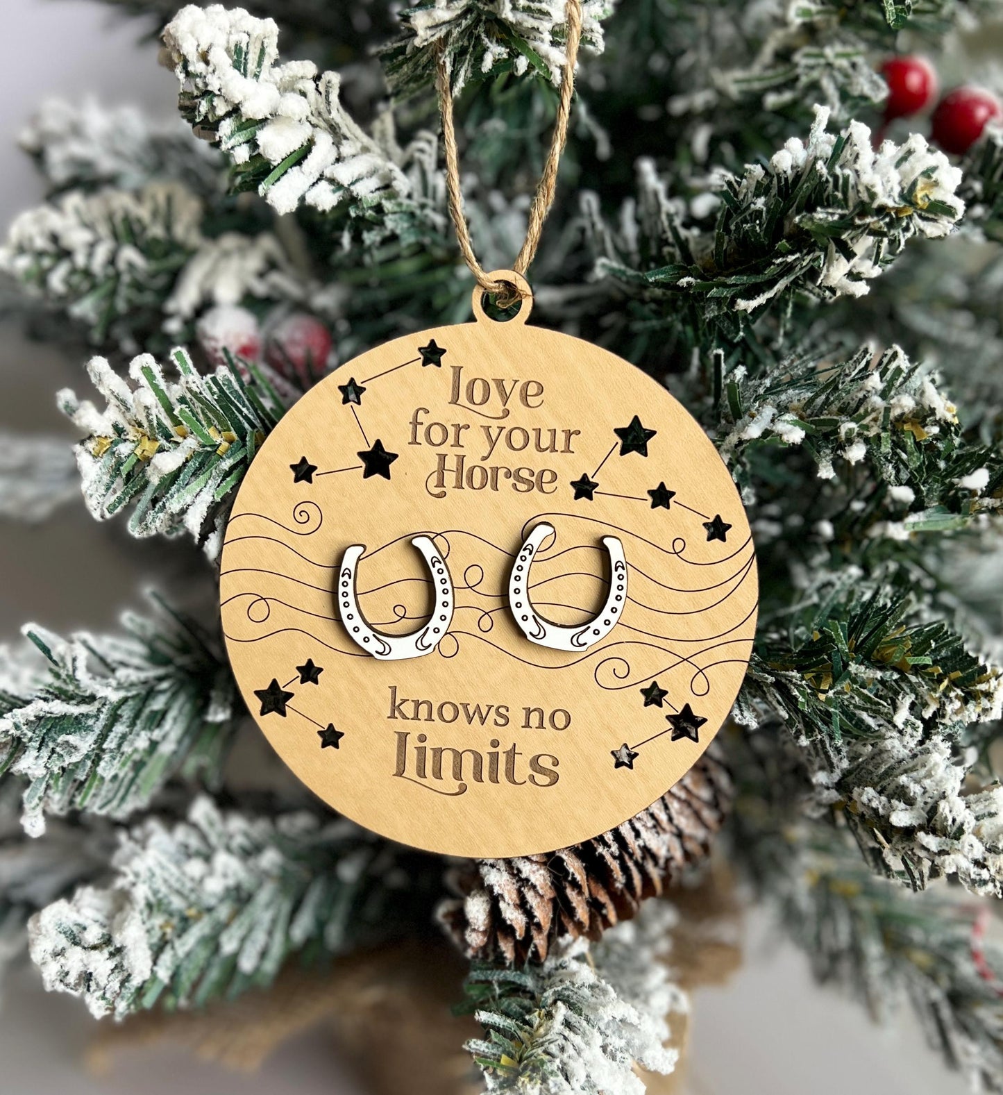 Horse Ornament, Equestrian gift, Horseback Riding Present, Christmas Gift, Horseback Rider present, Gift for horse lover
