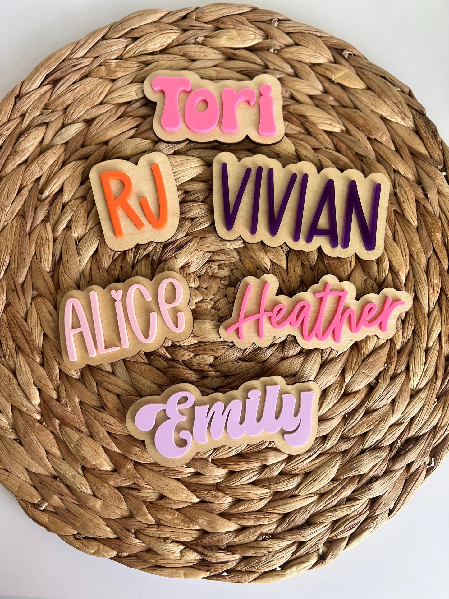 Personalized Name Refrigerator Magnet for Kid Toddler, Custom Fridge Magnet for Child's Artwork, Locker Magnet, Stocking stuffer