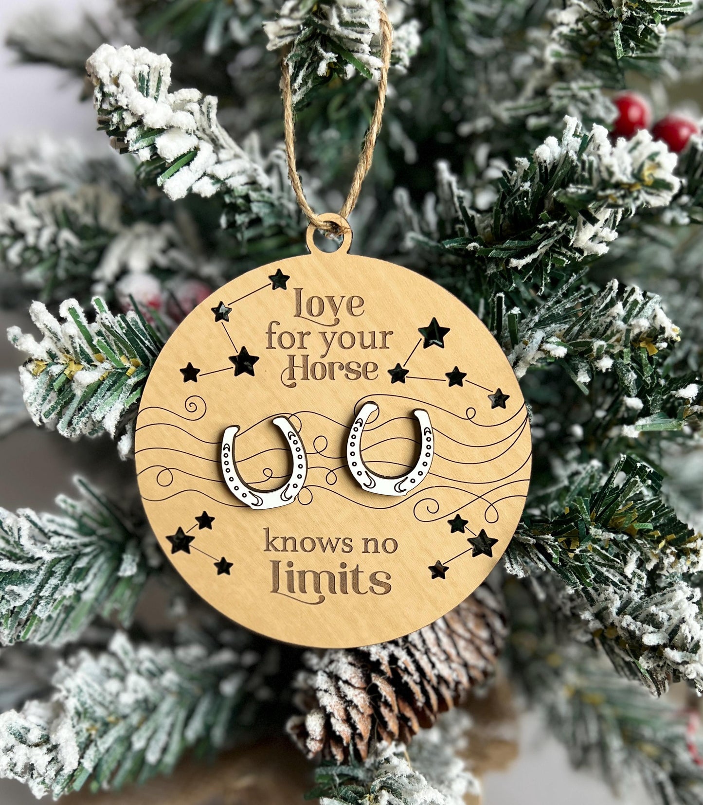 Horse Ornament, Equestrian gift, Horseback Riding Present, Christmas Gift, Horseback Rider present, Gift for horse lover