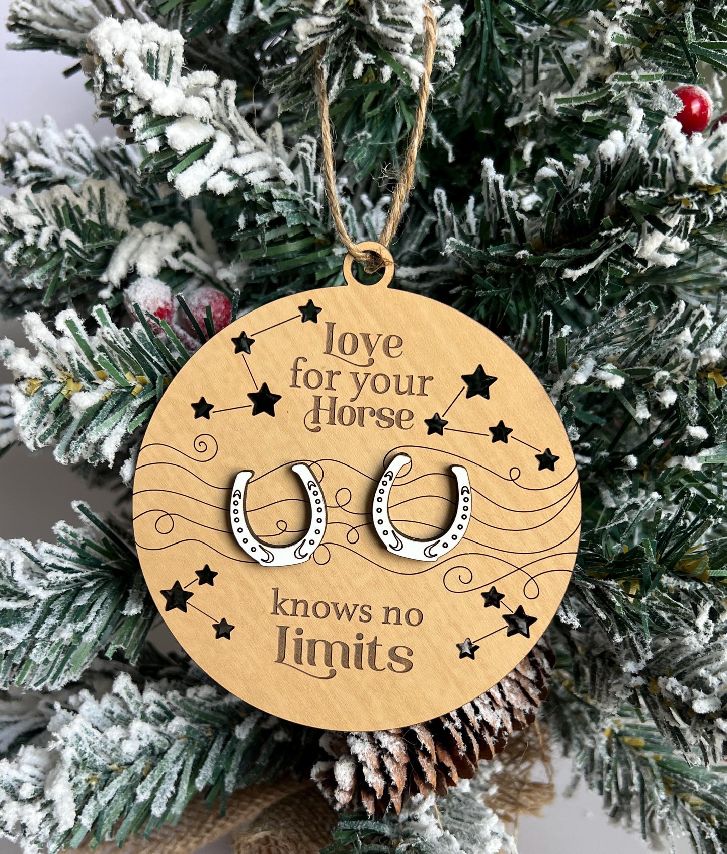 Horse Ornament, Equestrian gift, Horseback Riding Present, Christmas Gift, Horseback Rider present, Gift for horse lover