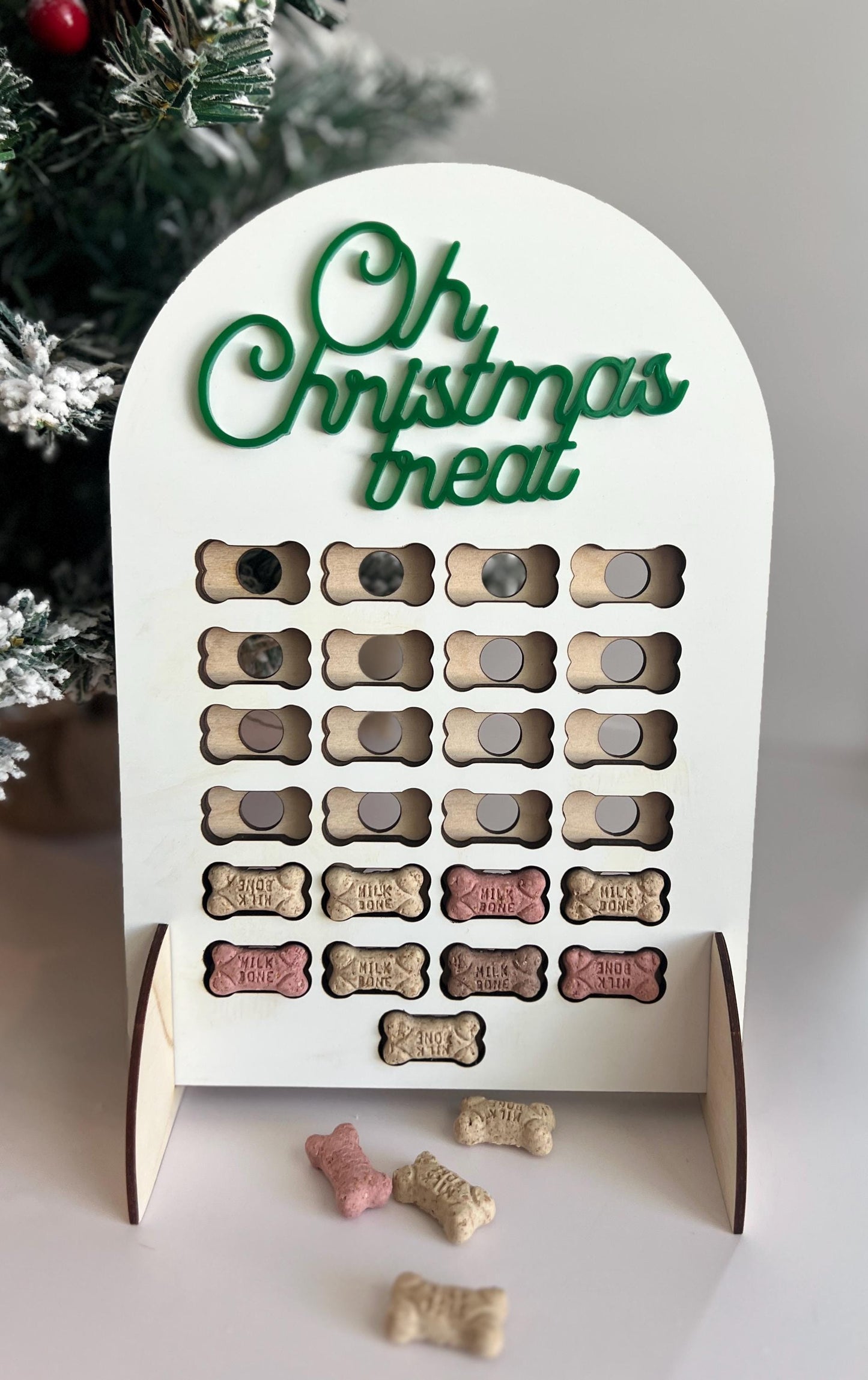 Personalized Dog Advent Calendar, Christmas Countdown, Custom Gift for Pet Lover, Dog Treat Advent, New Puppy, Treat Holder, Dog Mom