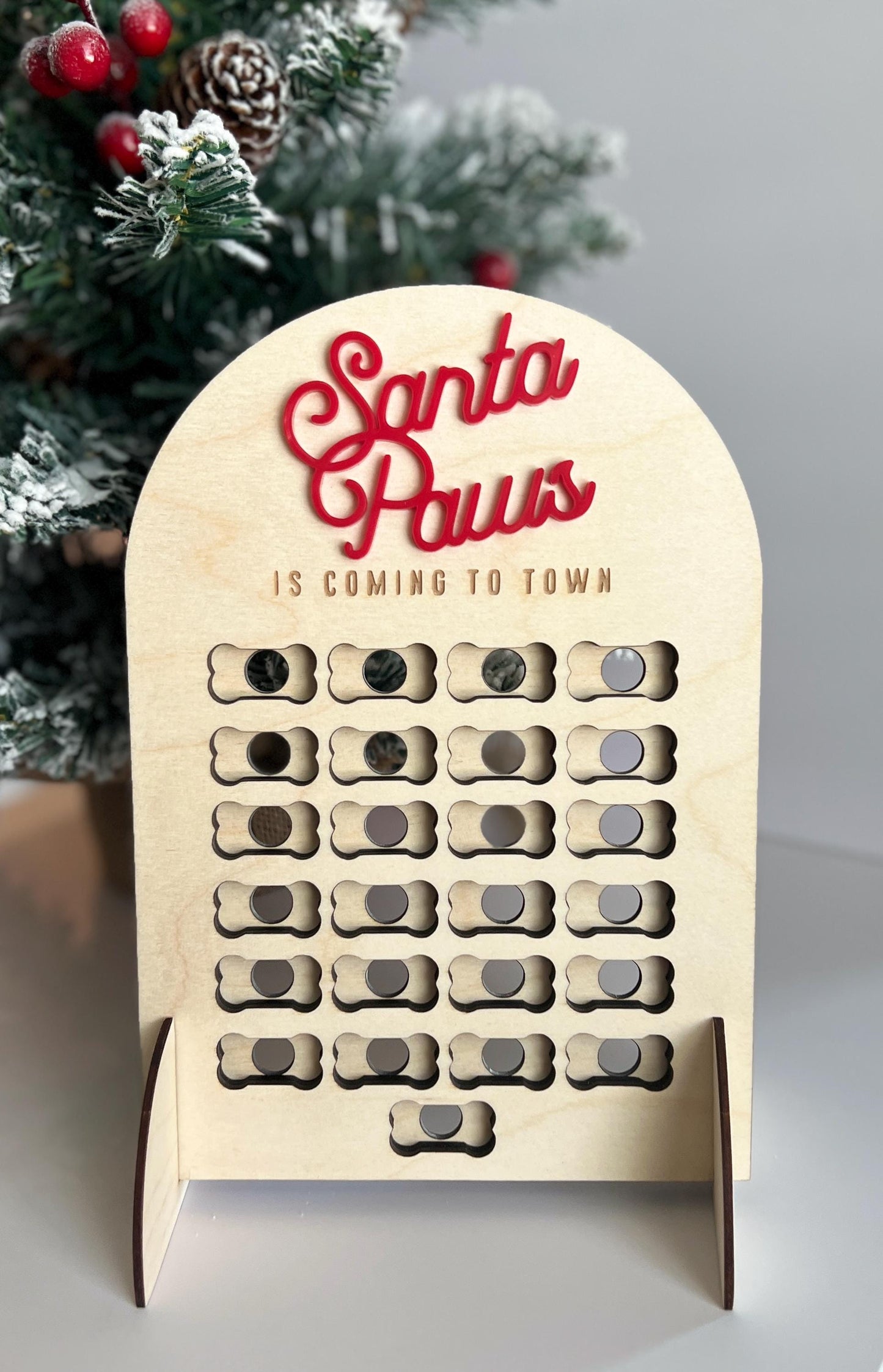 Personalized Dog Advent Calendar, Christmas Countdown, Custom Gift for Pet Lover, Dog Treat Advent, New Puppy, Treat Holder, Dog Mom