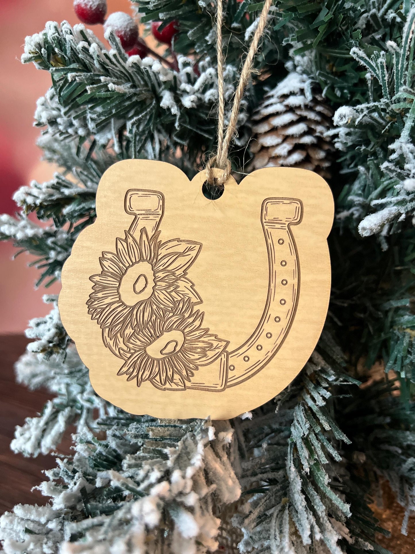Personalized Horse Ornament, Custom Equestrian gift, Horseback Riding Girl Boy, Christmas, Horseback rider present, Gift for horse lover