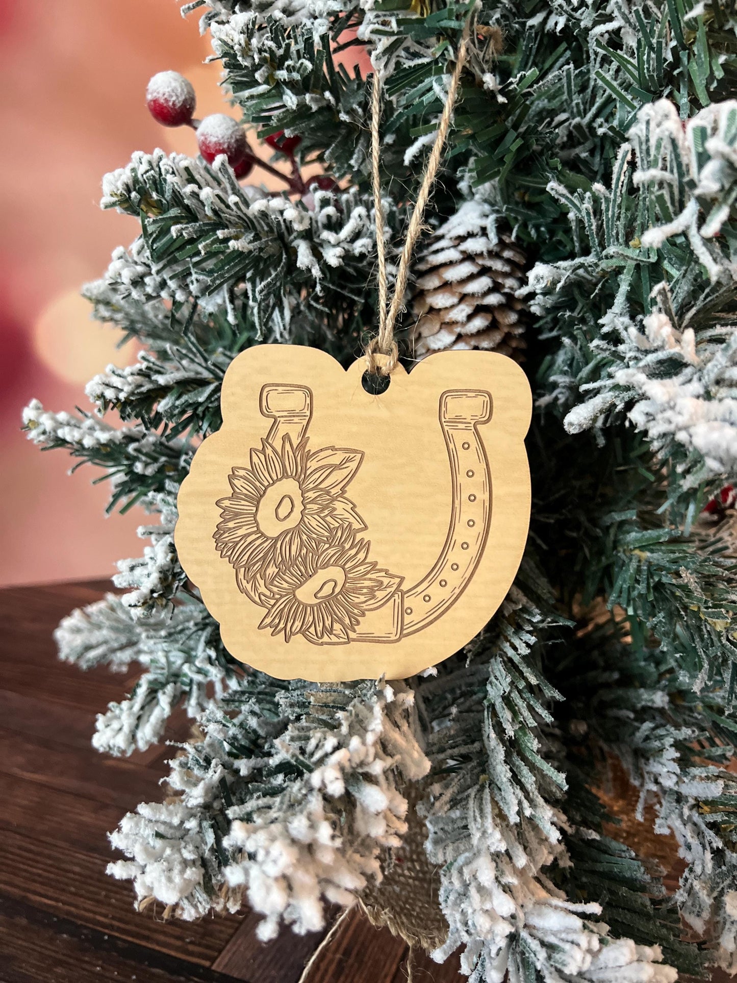 Personalized Horse Ornament, Custom Equestrian gift, Horseback Riding Girl Boy, Christmas, Horseback rider present, Gift for horse lover