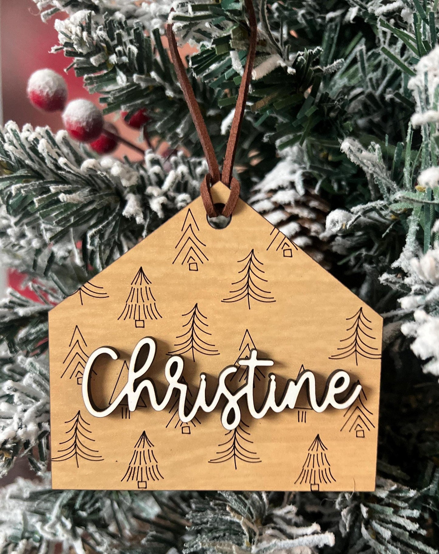 Personalized Christmas Stocking Name Tags, Custom Gift Name Tag, Christmas Stocking Stuffer, Monogram Family Name gift