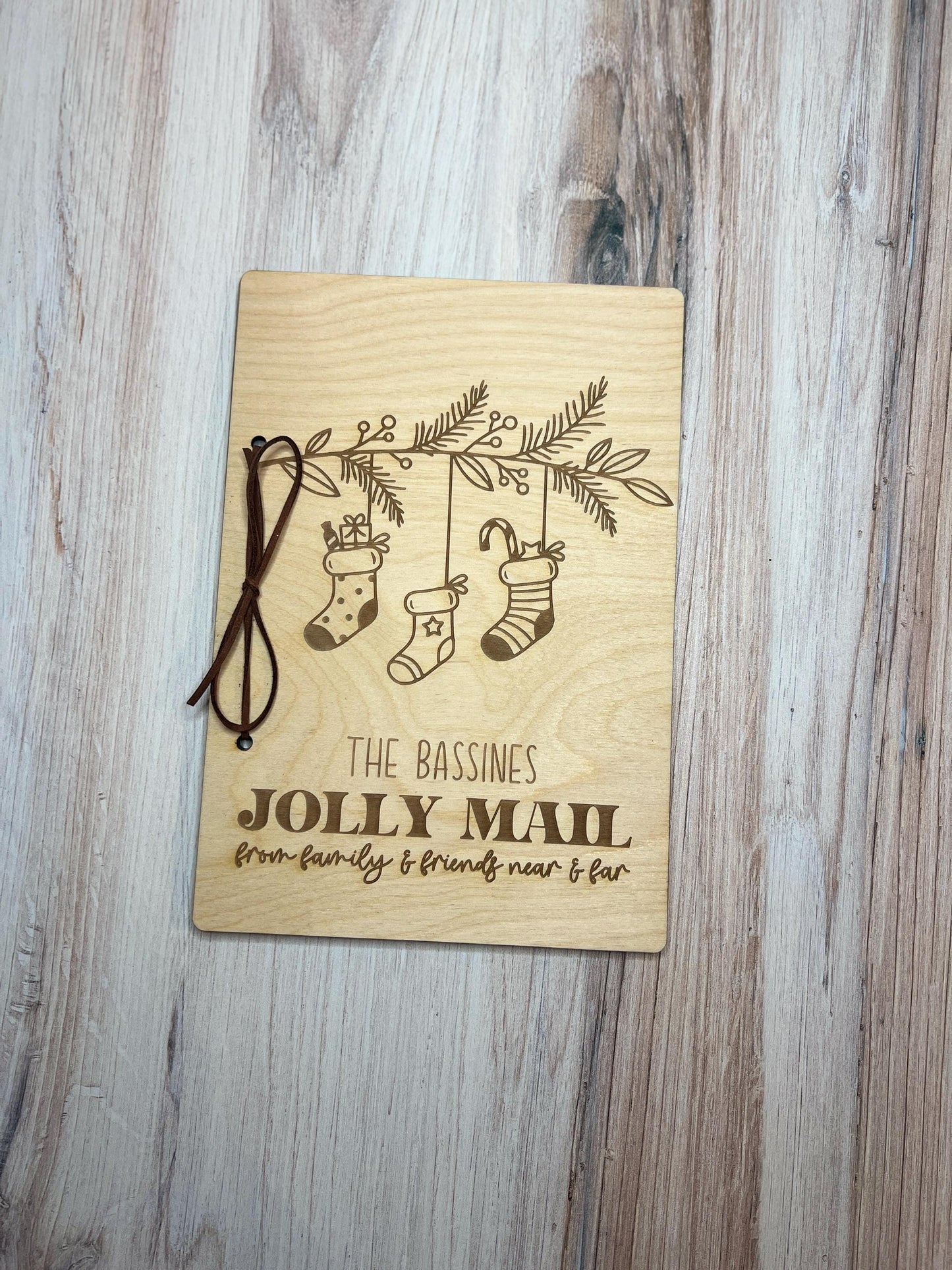 Personalized Christmas Card Holder, Custom Christmas Card Keeper, Cards of Christmas Past, Card Book, Xmas Memory Keepsake Book, Family