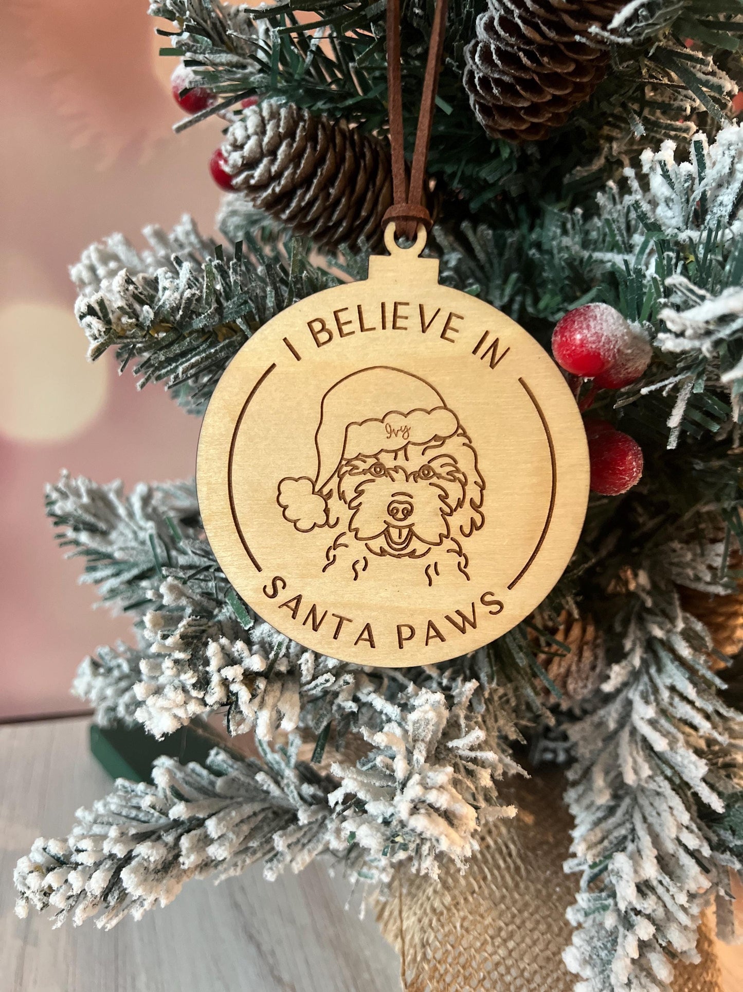 Personalized Dog Breed Christmas Ornament, Happy Howlidays, Merry Woofmas, Dog Lover Gift, Custom Dog Mom Present, Pet Lover