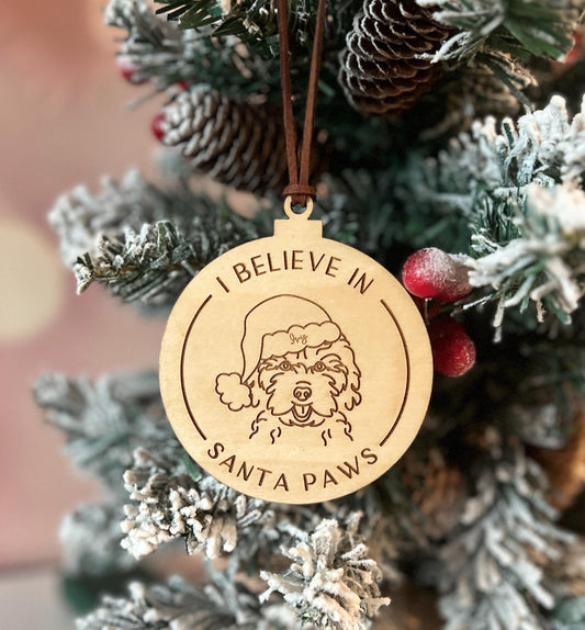 Personalized Dog Breed Christmas Ornament, Happy Howlidays, Merry Woofmas, Dog Lover Gift, Custom Dog Mom Present, Pet Lover