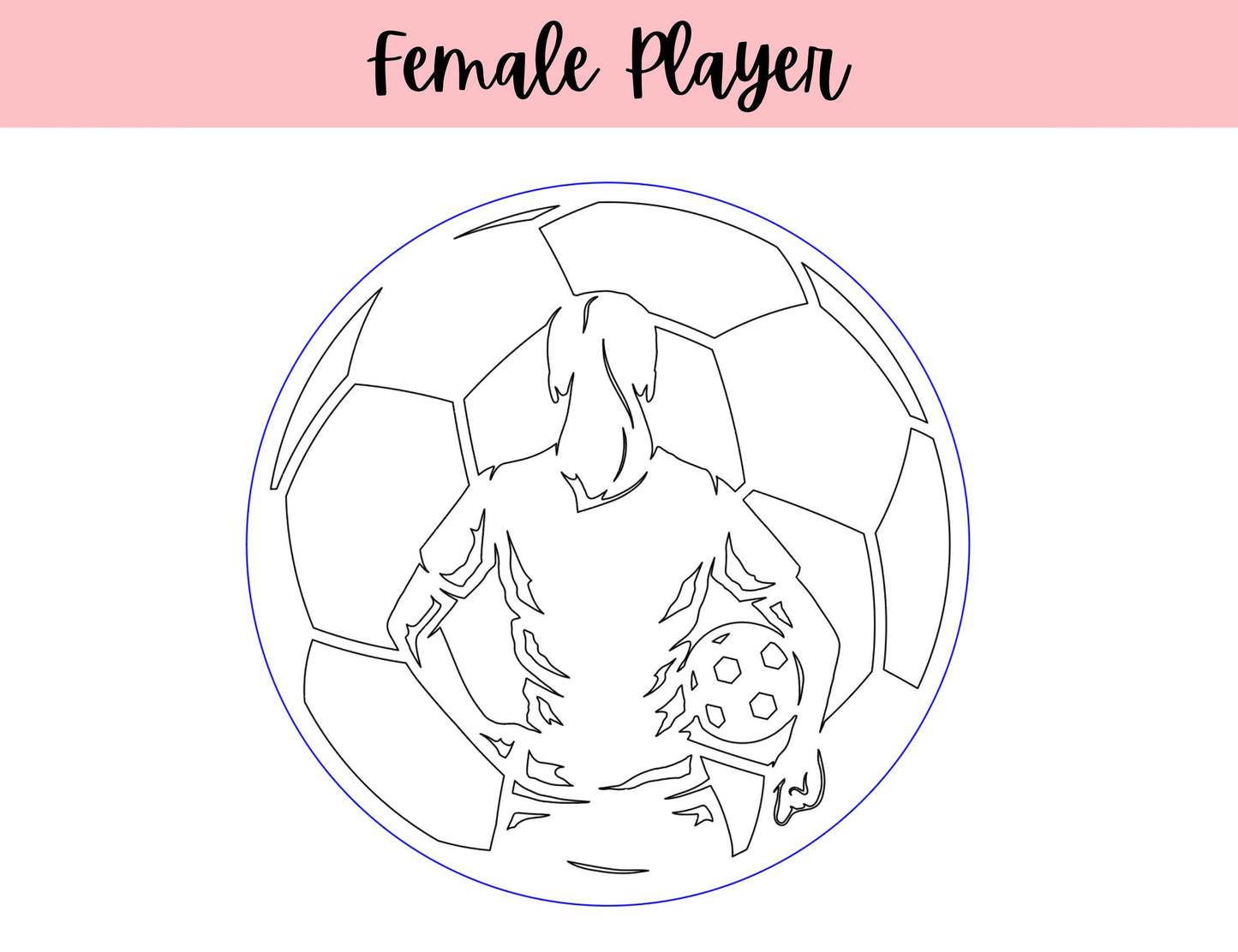 Personalized Soccer Player Christmas Ornament, Male and Female Soccer Team Gift, Sports Ornament, Senior Gift, Custom Soccer Present