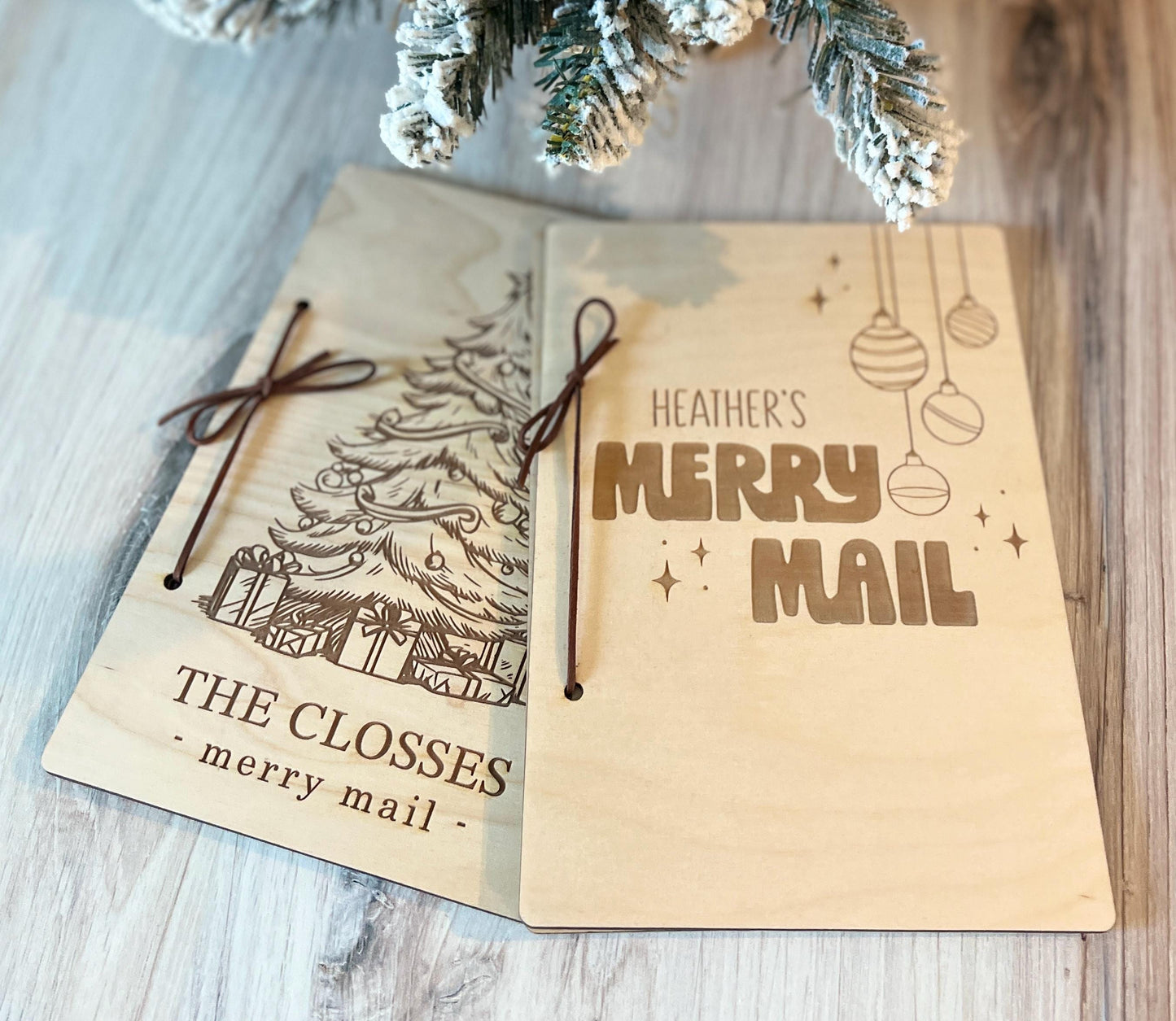 Personalized Christmas Card Holder, Custom Christmas Card Keeper, Cards of Christmas Past, Card Book, Xmas Memory Keepsake Book, Family