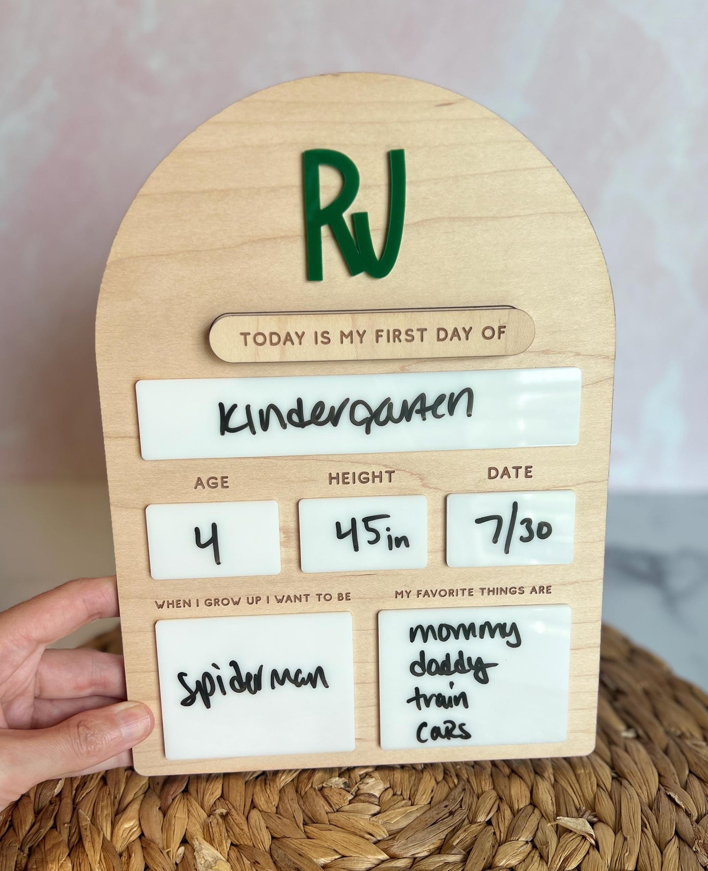Custom First Day of School Sign, Personalized Back to School Sign, Interchangeable First Day Last Day Sign, Last Day of School, Photo Prop