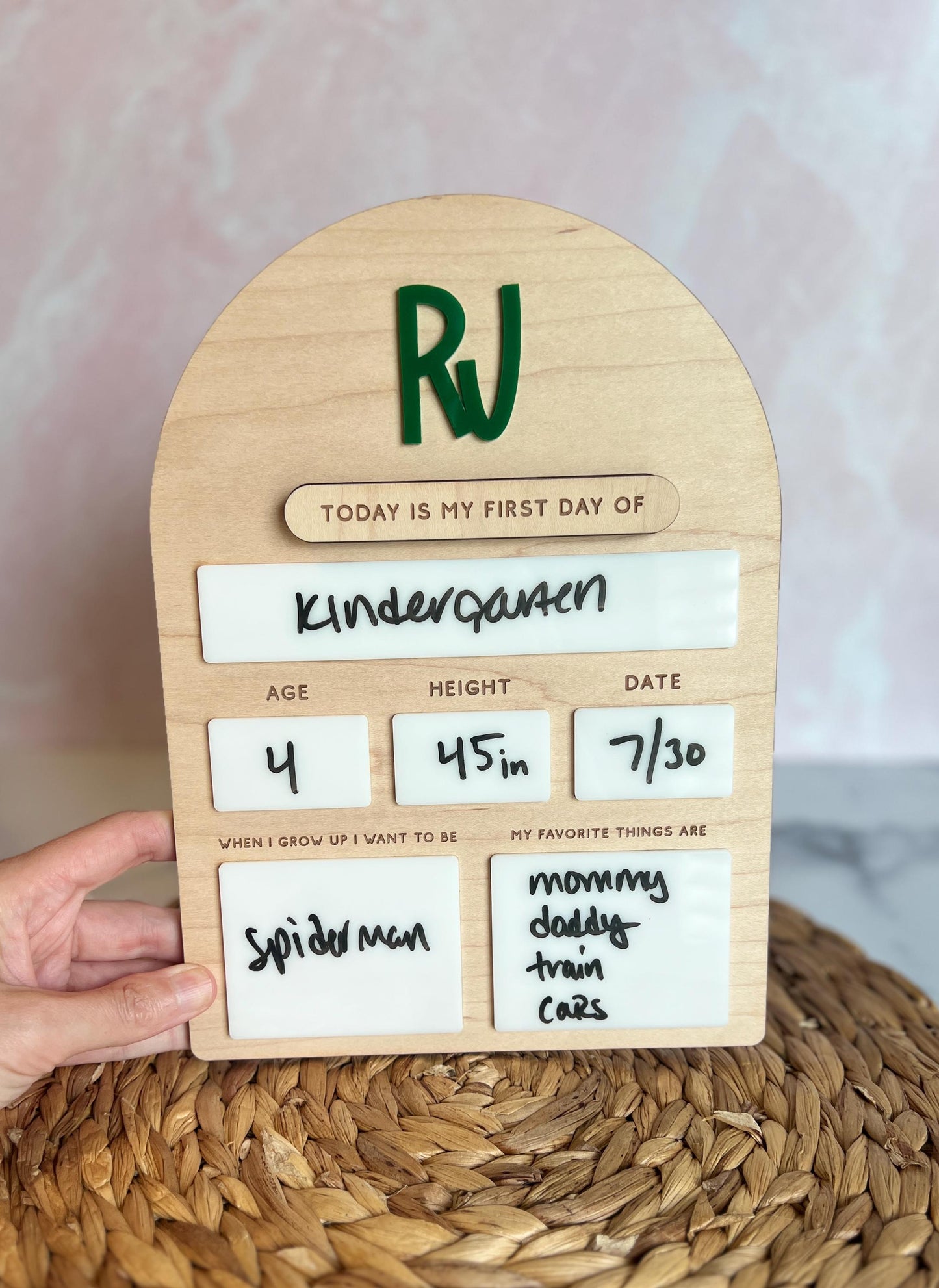 Custom First Day of School Sign, Personalized Back to School Sign, Interchangeable First Day Last Day Sign, Last Day of School, Photo Prop