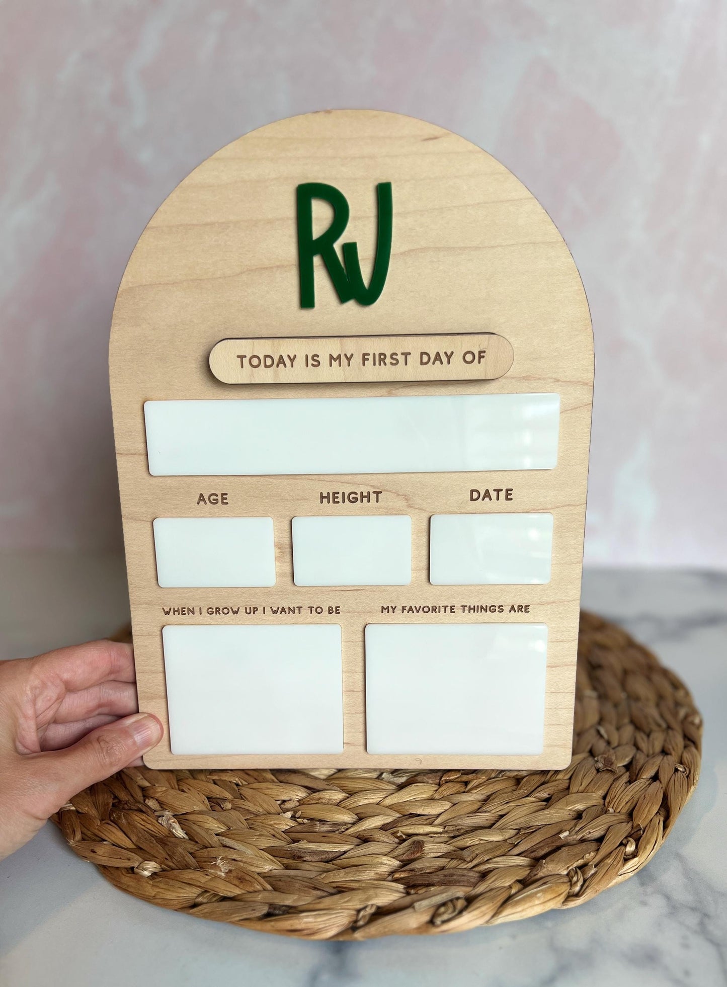 Custom First Day of School Sign, Personalized Back to School Sign, Interchangeable First Day Last Day Sign, Last Day of School, Photo Prop