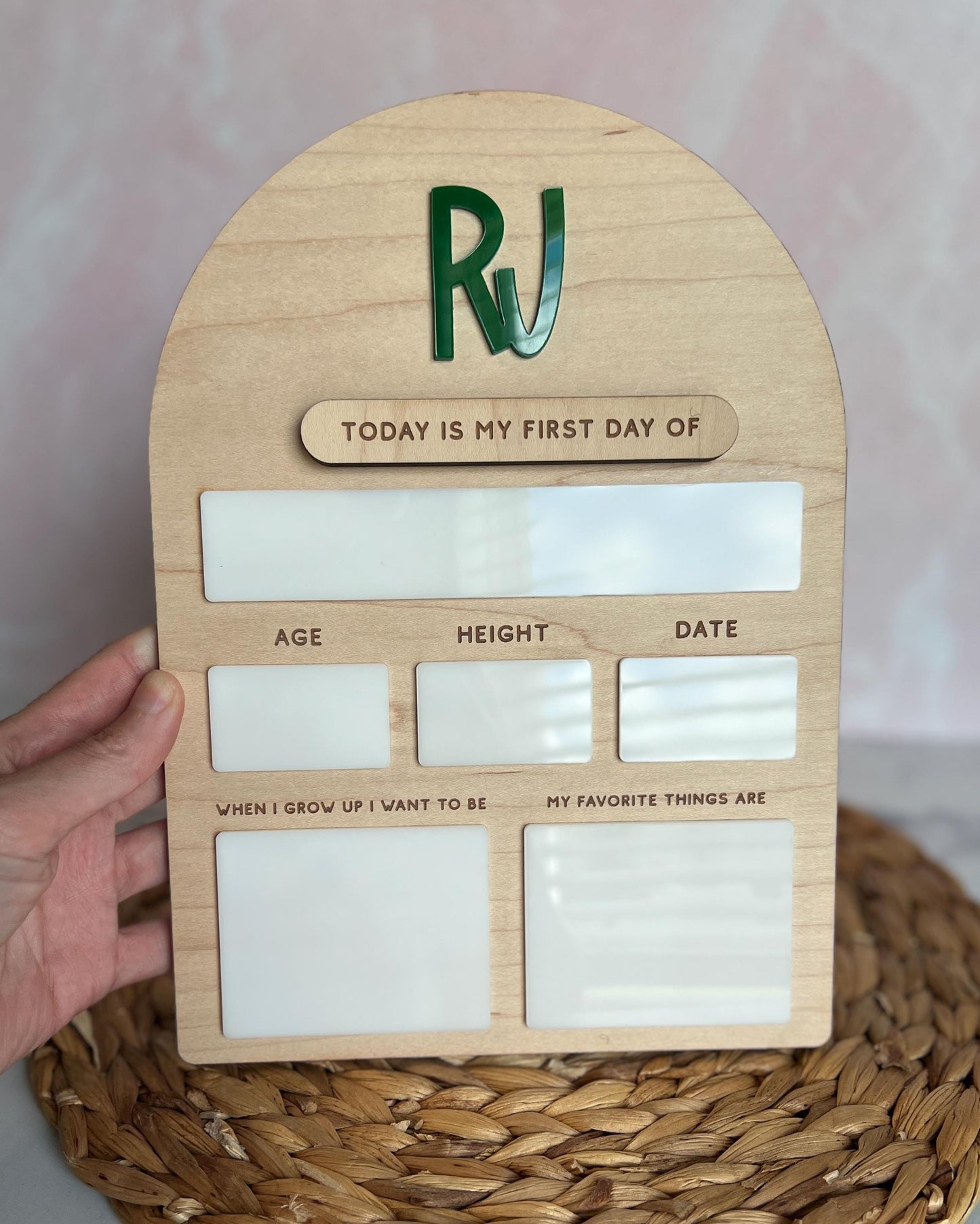 Custom First Day of School Sign, Personalized Back to School Sign, Interchangeable First Day Last Day Sign, Last Day of School, Photo Prop