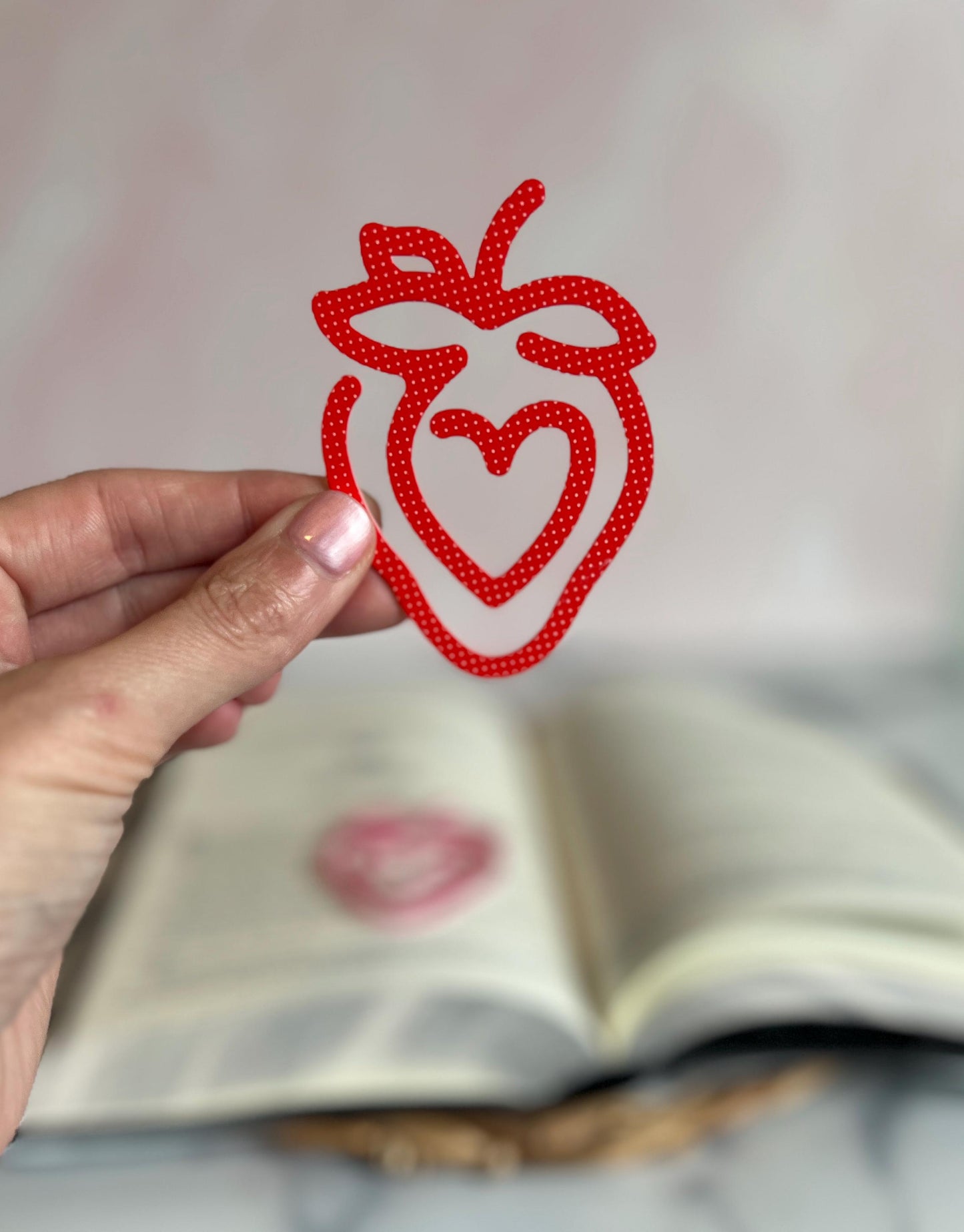 Strawberry Bookmark, Bookish, Berry Sweet Book Lover Gift, Book Club Present, Gift for Reader, Booktok