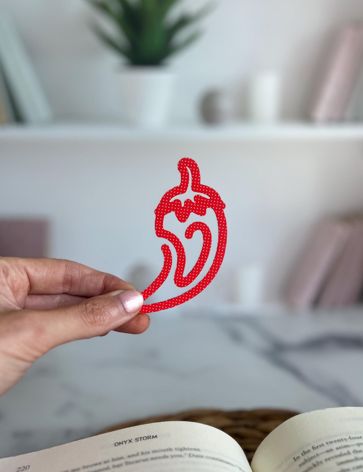 Spicy Bookmark, Chili Pepper, Smut Reader, Book Lover Gift, Book Club, Booktok, Book Accessory, Bookish Present, Dark Romance Reader