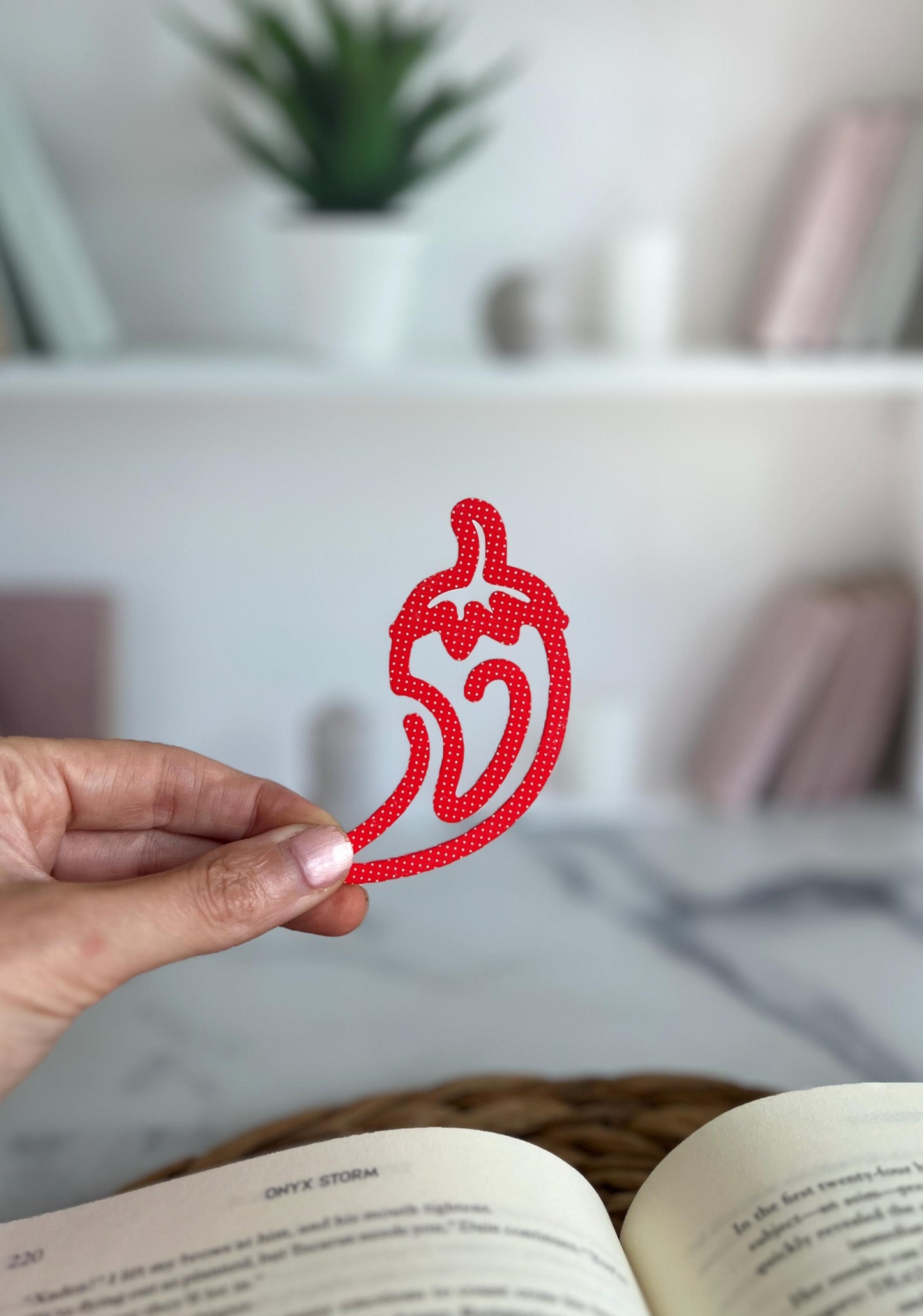 Spicy Bookmark, Chili Pepper, Smut Reader, Book Lover Gift, Book Club, Booktok, Book Accessory, Bookish Present, Dark Romance Reader