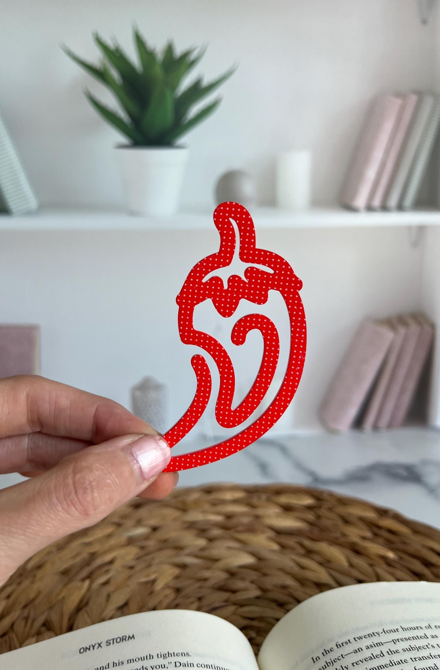 Spicy Bookmark, Chili Pepper, Smut Reader, Book Lover Gift, Book Club, Booktok, Book Accessory, Bookish Present, Dark Romance Reader
